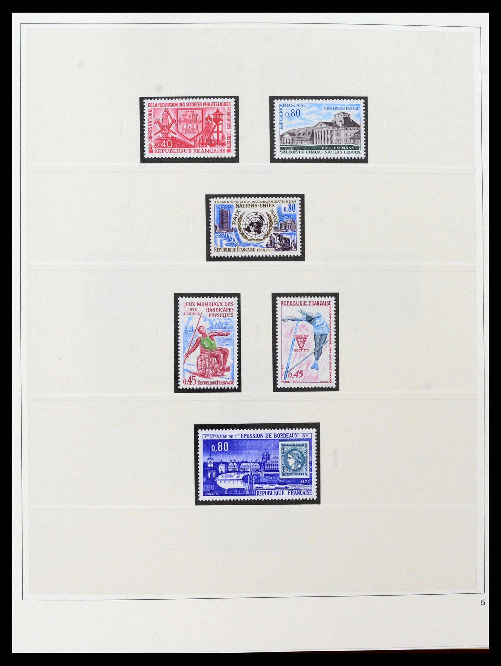 39210 0042 - Stamp collection 39210 France 1849-1987.