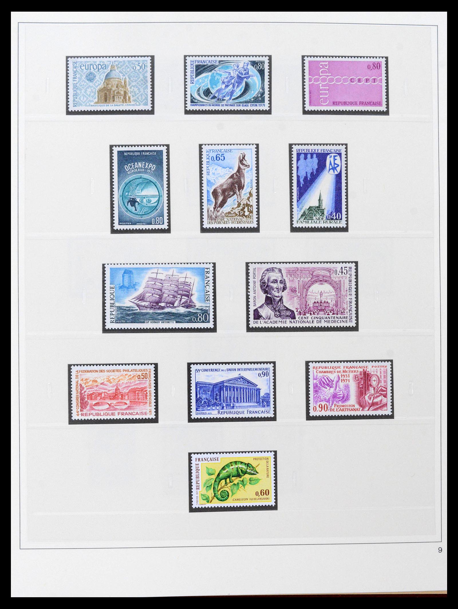 39210 0046 - Stamp collection 39210 France 1849-1987.