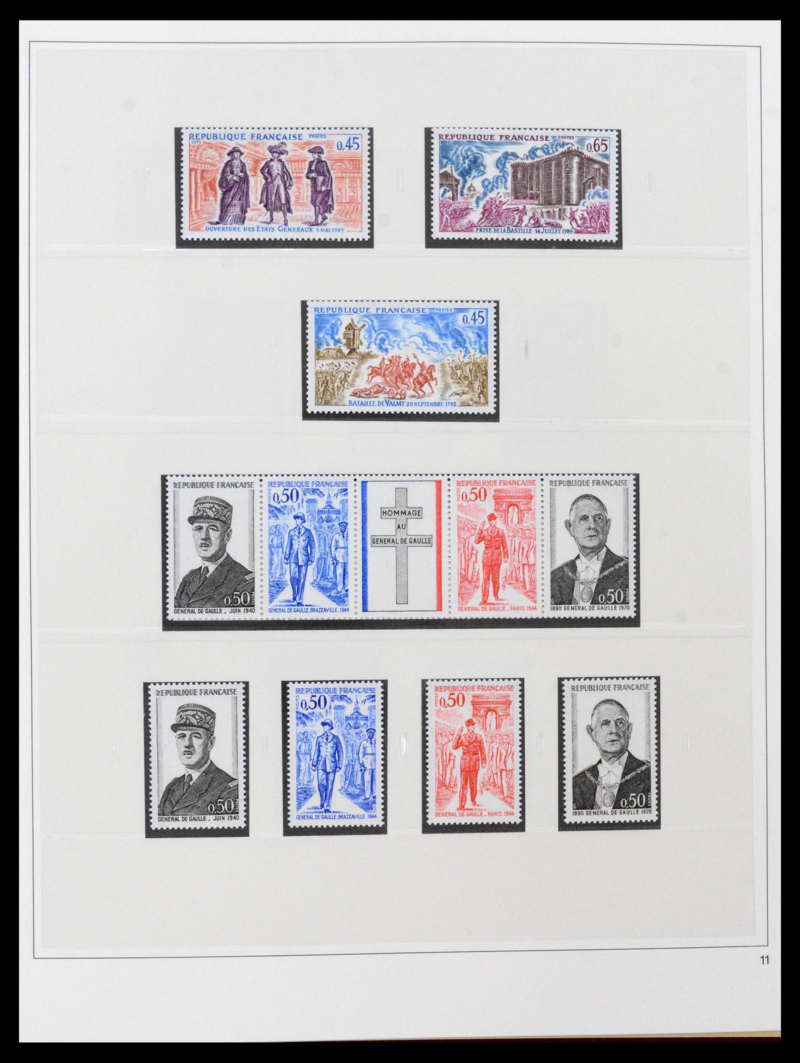 39210 0048 - Stamp collection 39210 France 1849-1987.