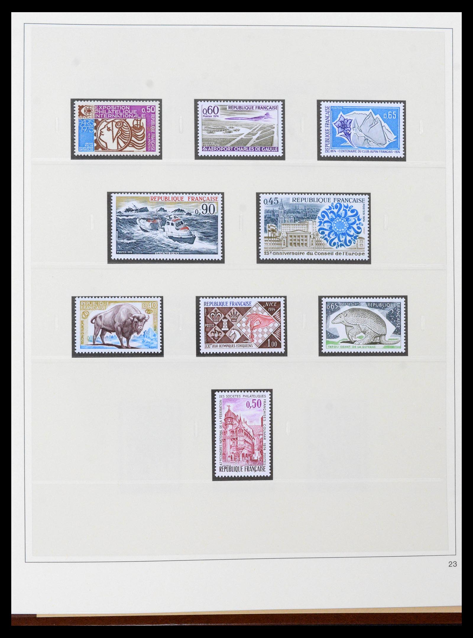 39210 0060 - Stamp collection 39210 France 1849-1987.