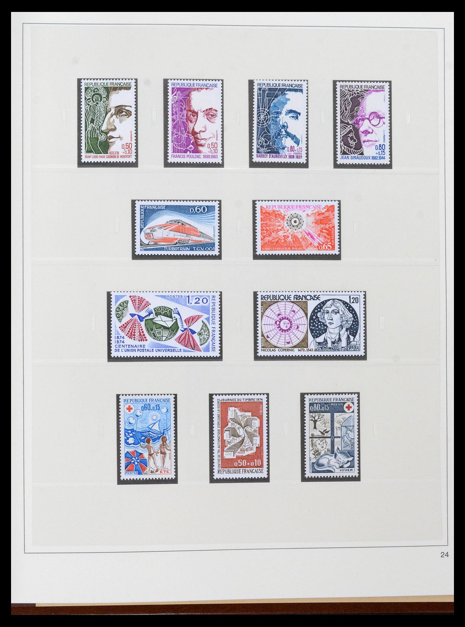 39210 0061 - Stamp collection 39210 France 1849-1987.