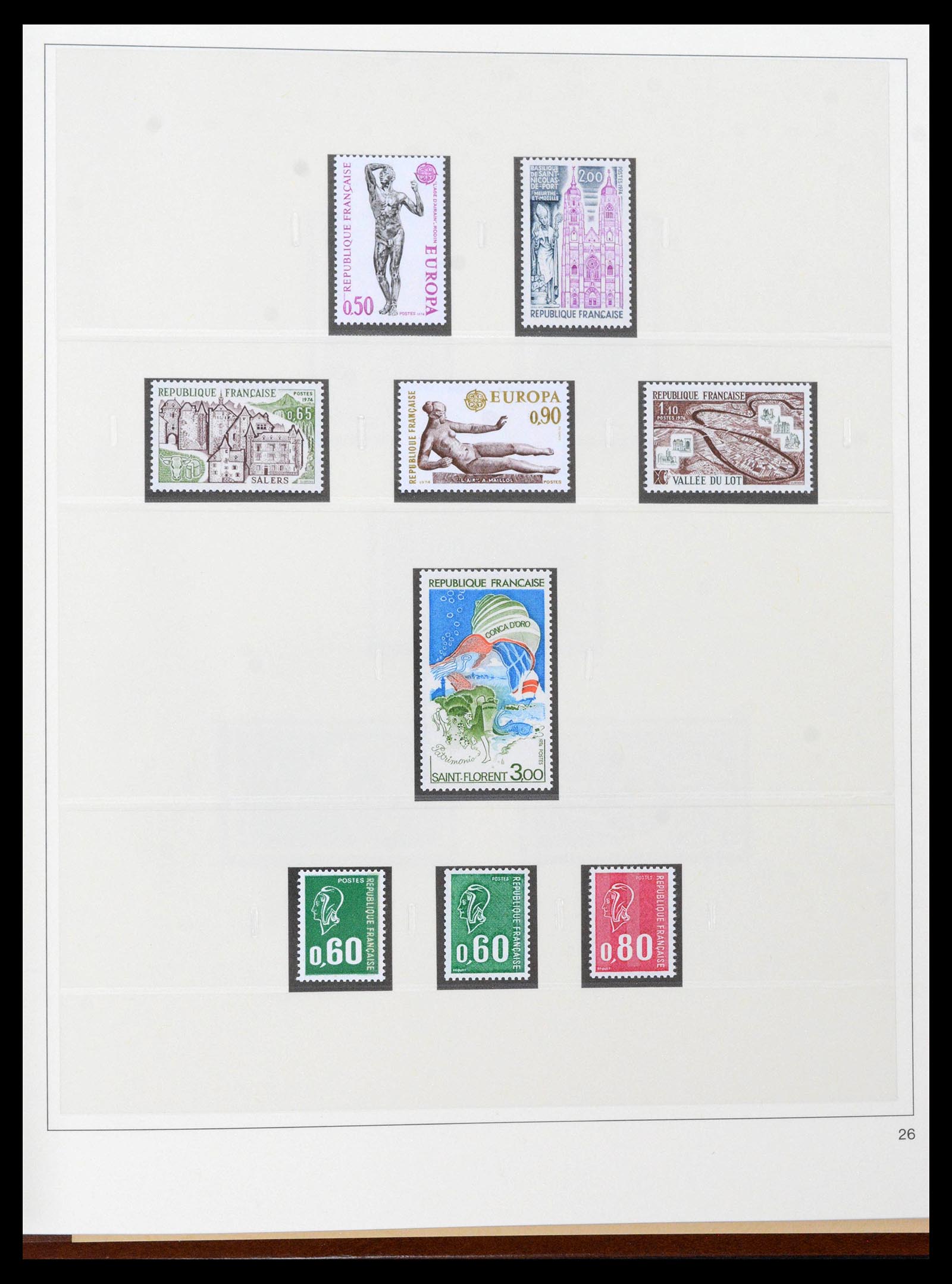 39210 0063 - Stamp collection 39210 France 1849-1987.