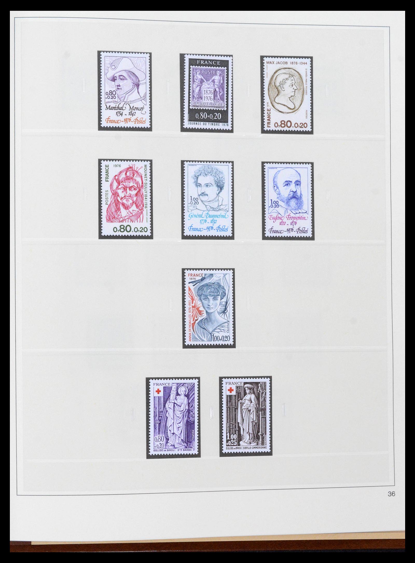 39210 0073 - Stamp collection 39210 France 1849-1987.