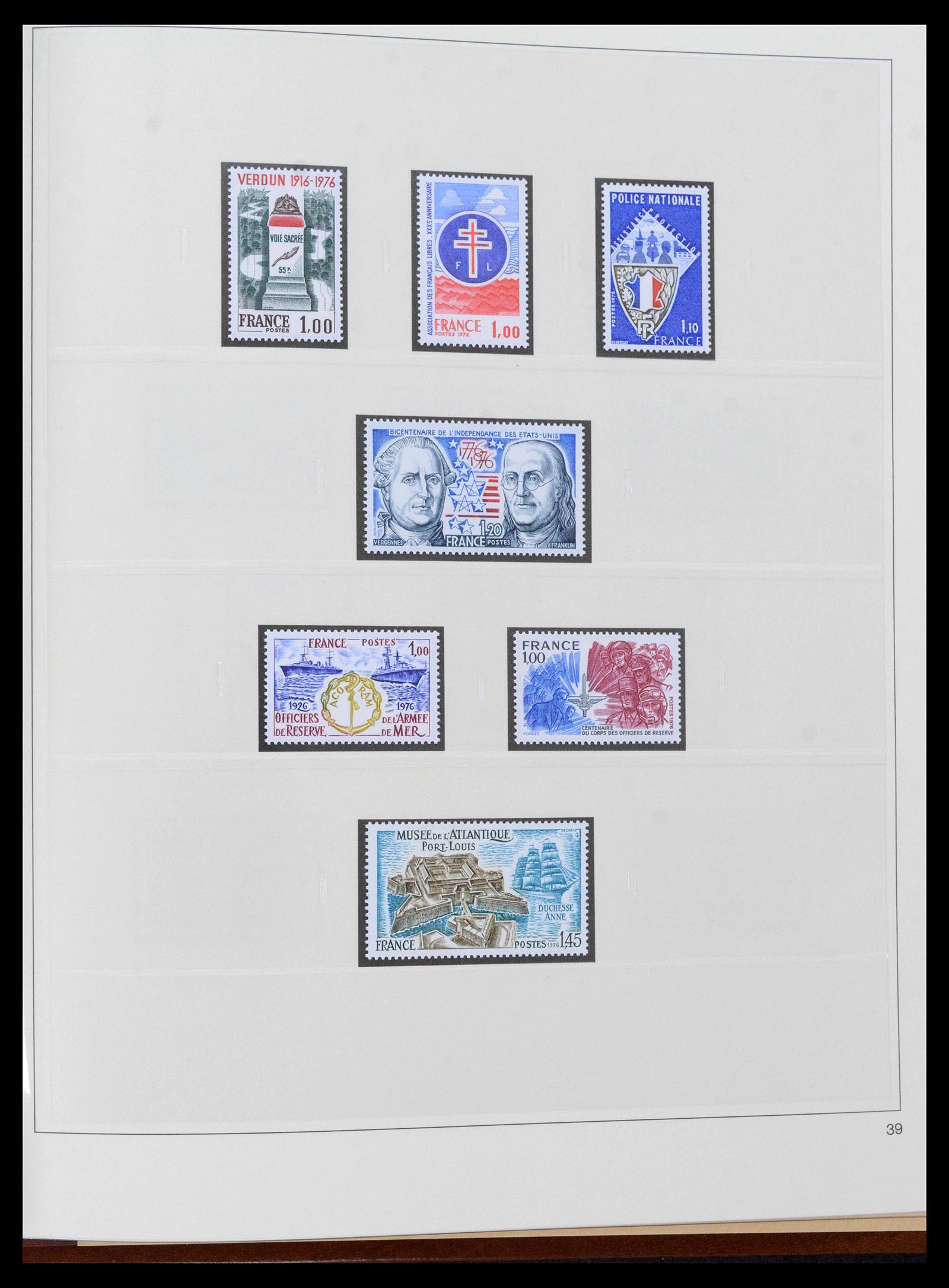 39210 0076 - Stamp collection 39210 France 1849-1987.