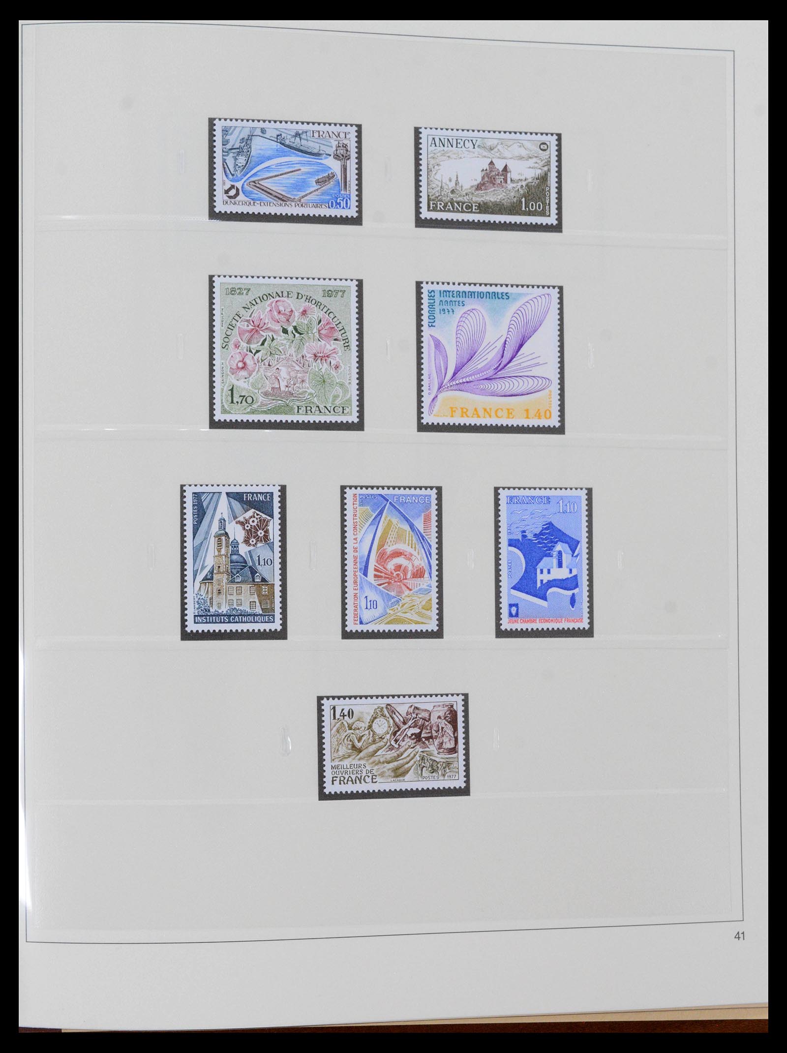 39210 0078 - Stamp collection 39210 France 1849-1987.