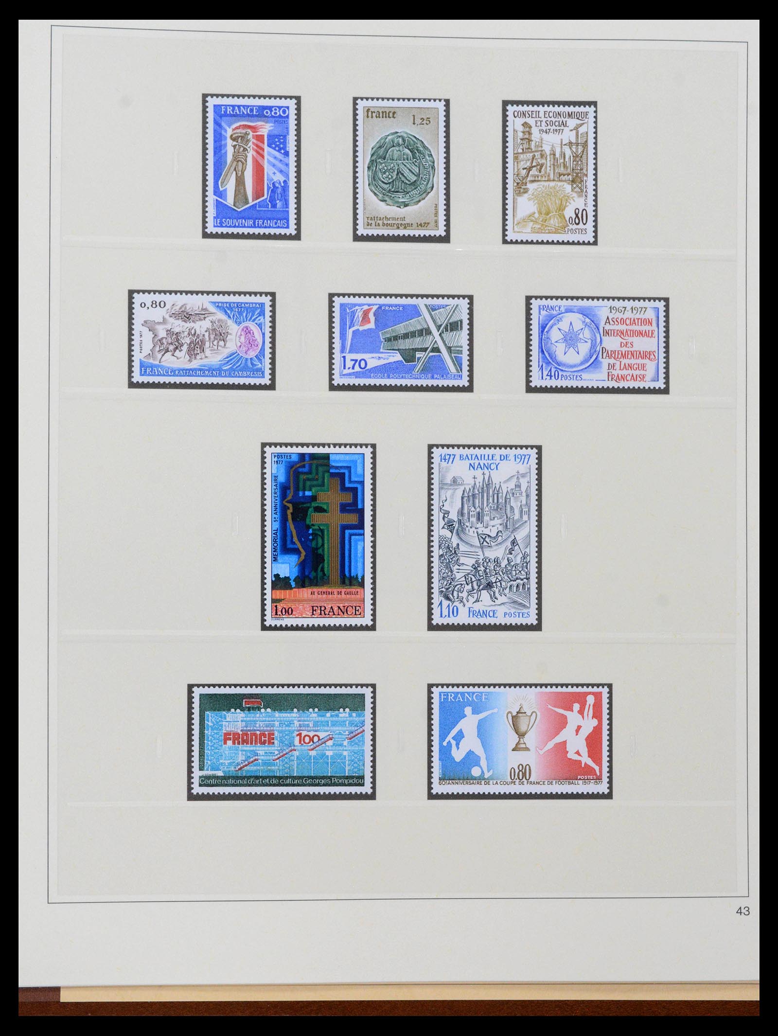39210 0080 - Stamp collection 39210 France 1849-1987.