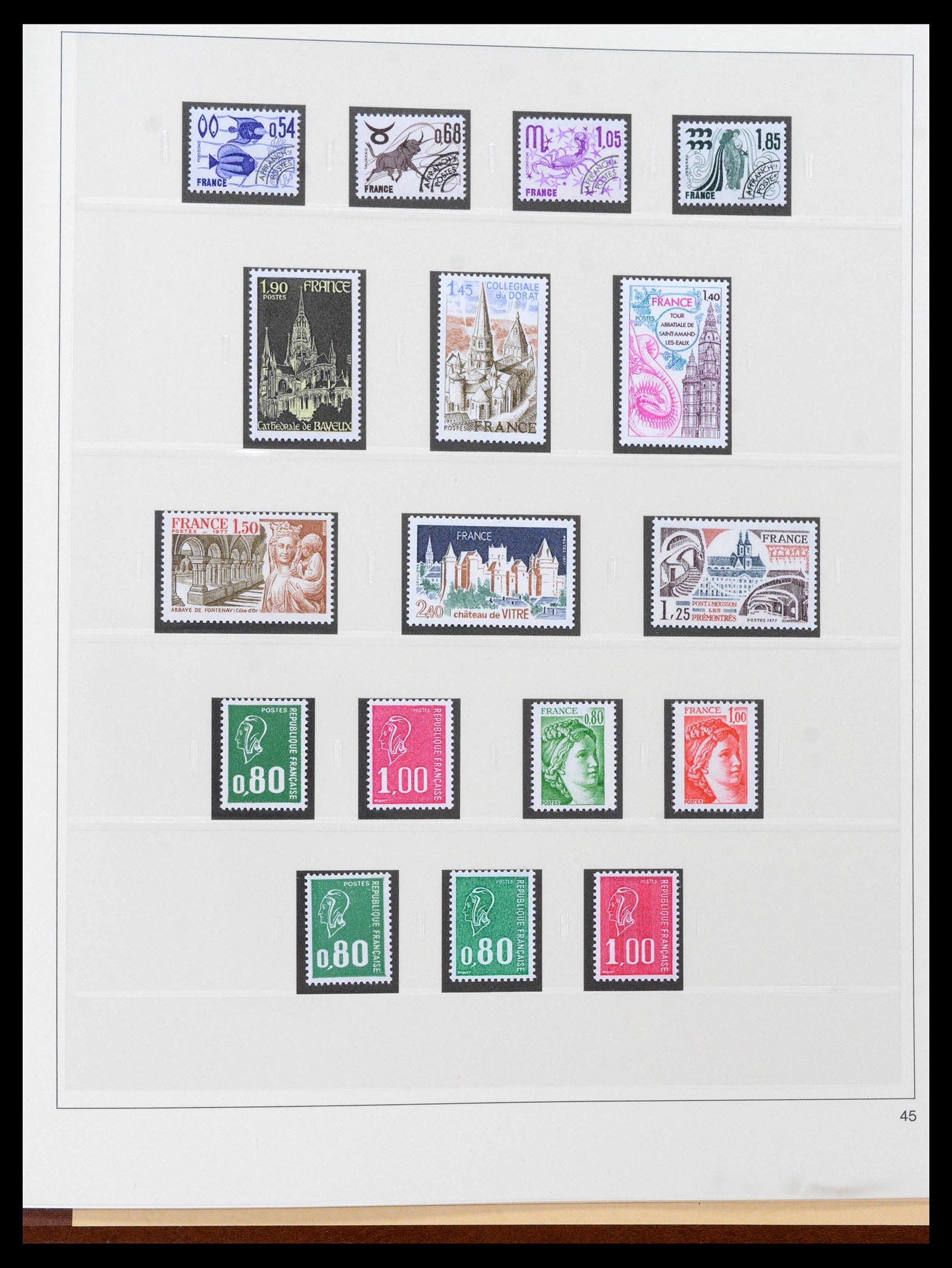 39210 0082 - Stamp collection 39210 France 1849-1987.