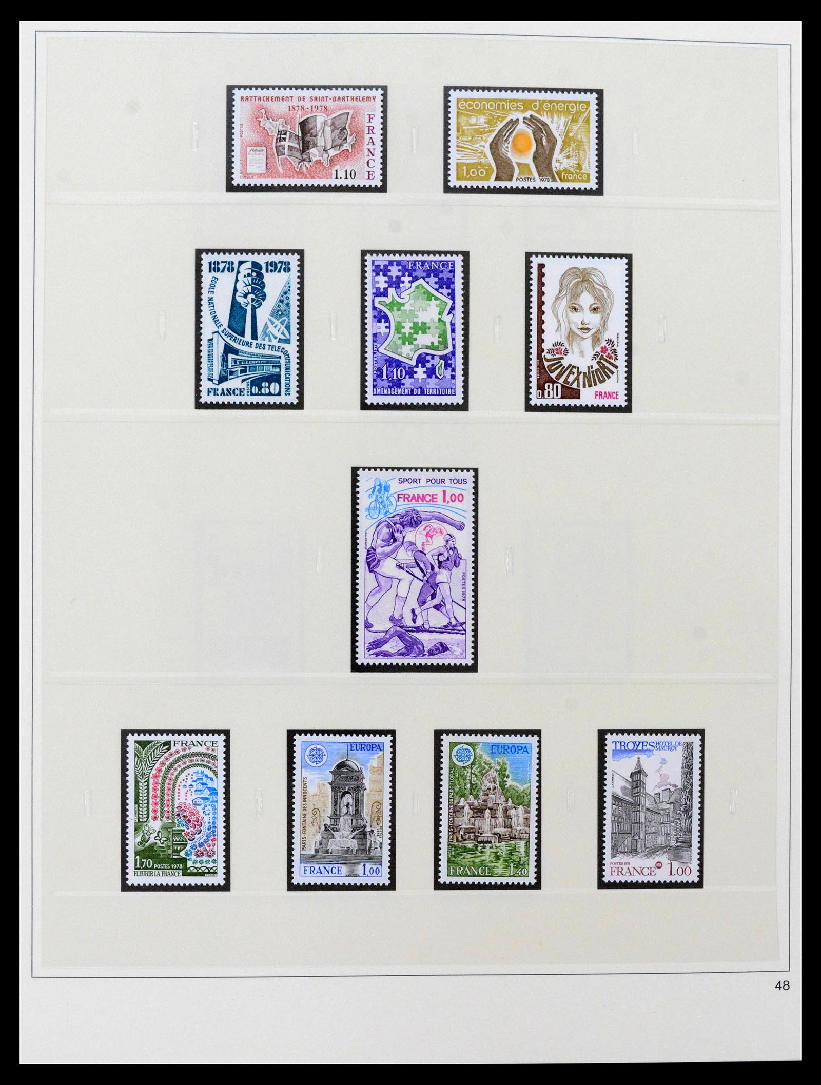 39210 0085 - Stamp collection 39210 France 1849-1987.