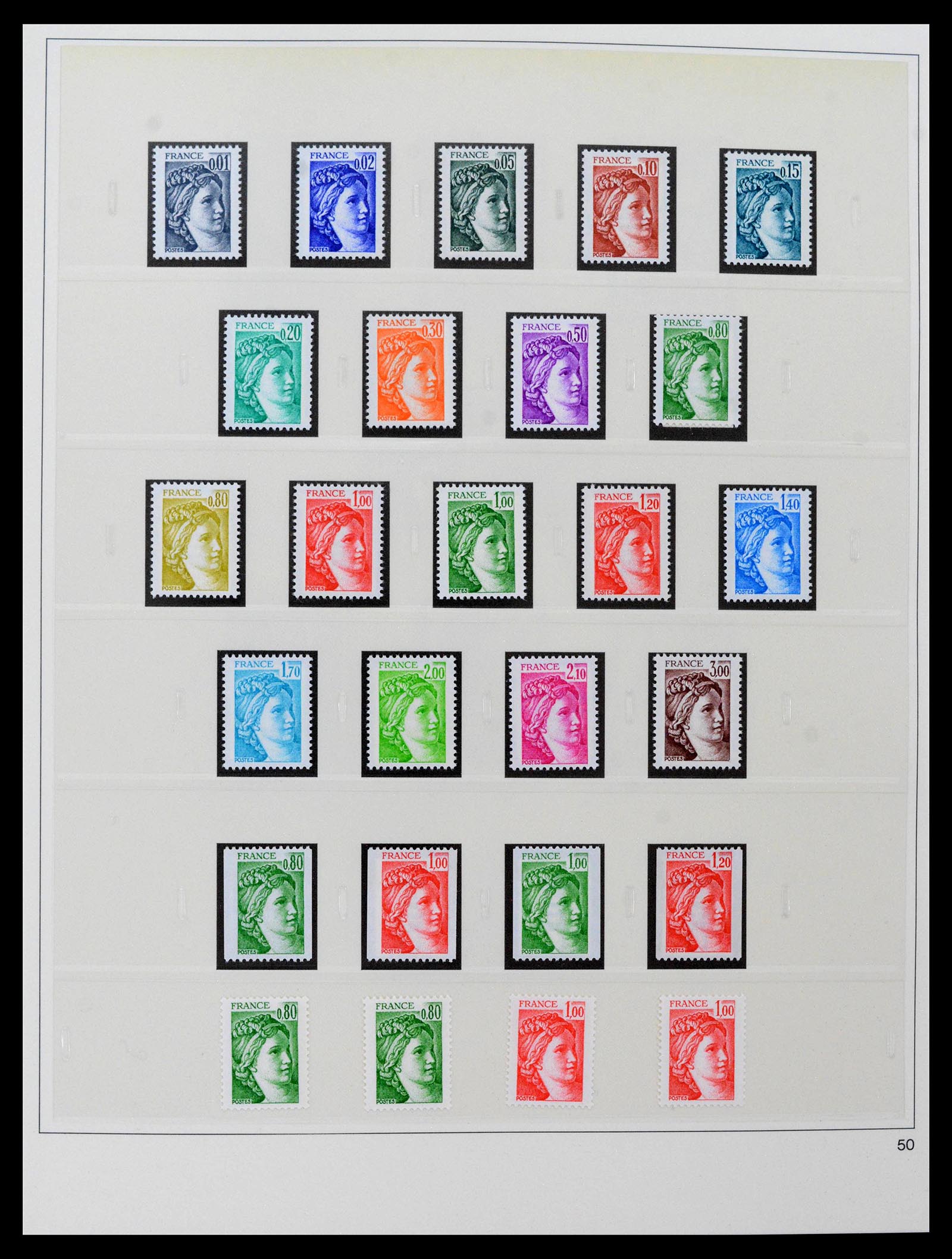 39210 0087 - Stamp collection 39210 France 1849-1987.