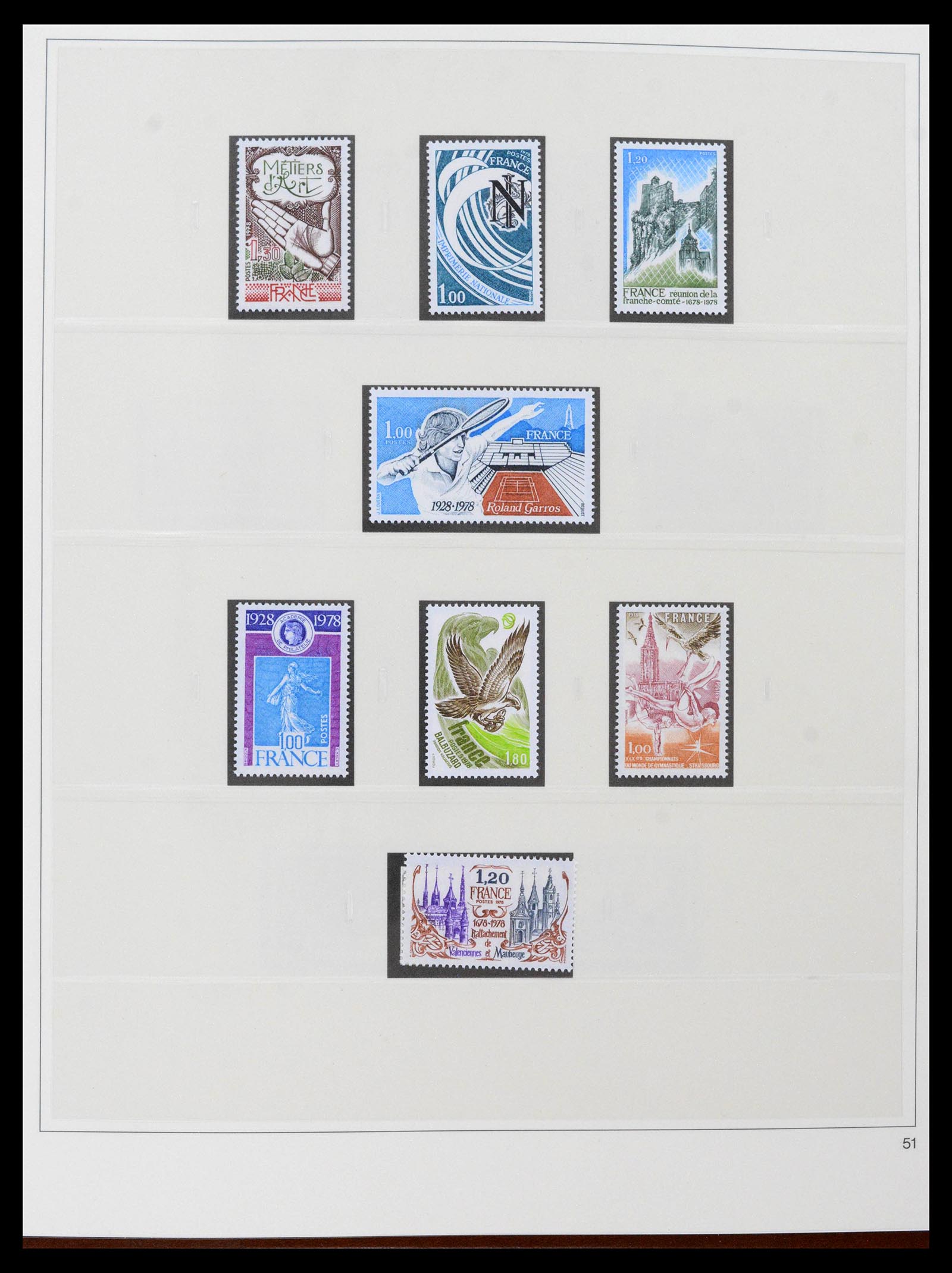 39210 0088 - Stamp collection 39210 France 1849-1987.