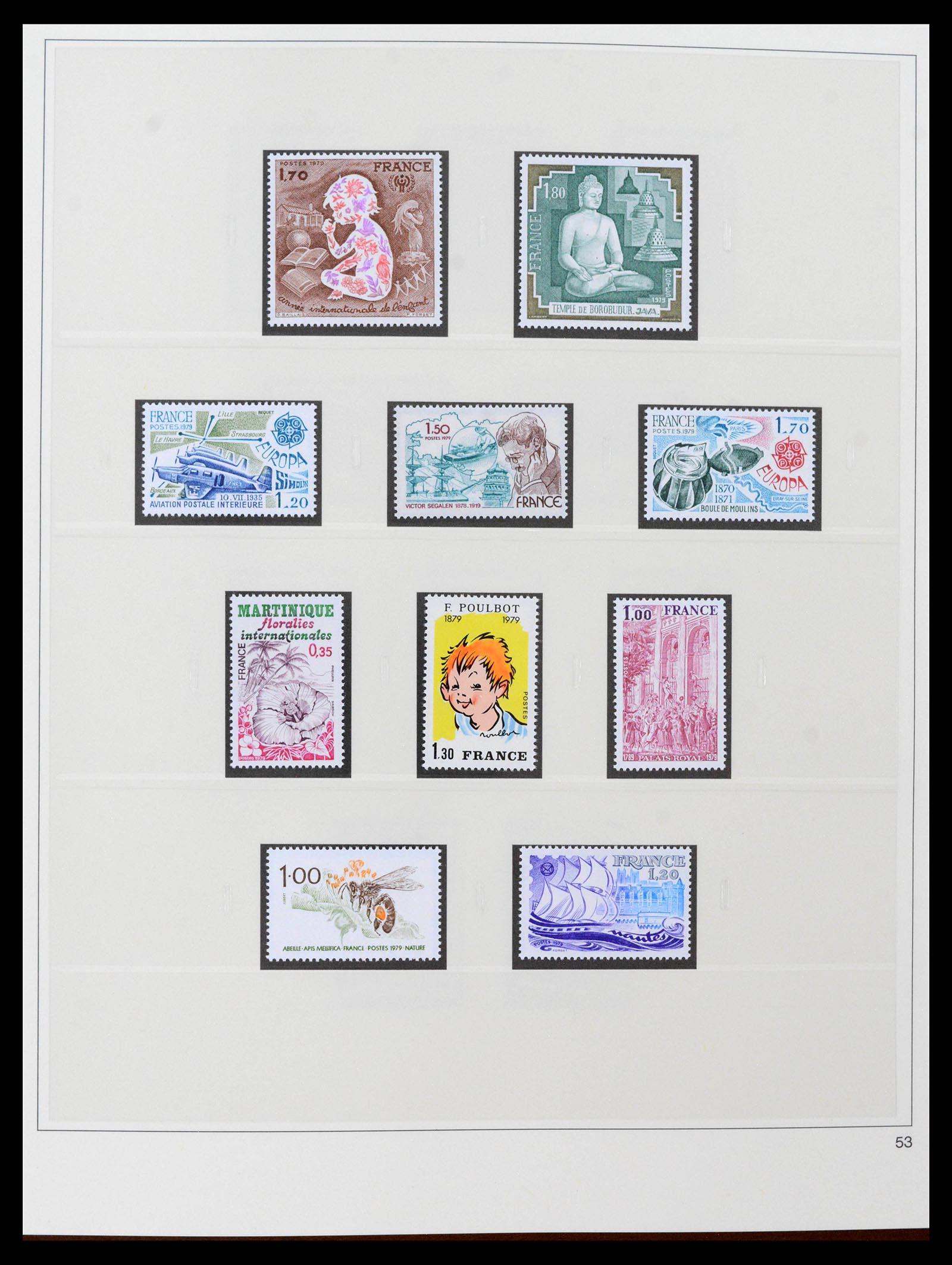 39210 0090 - Stamp collection 39210 France 1849-1987.