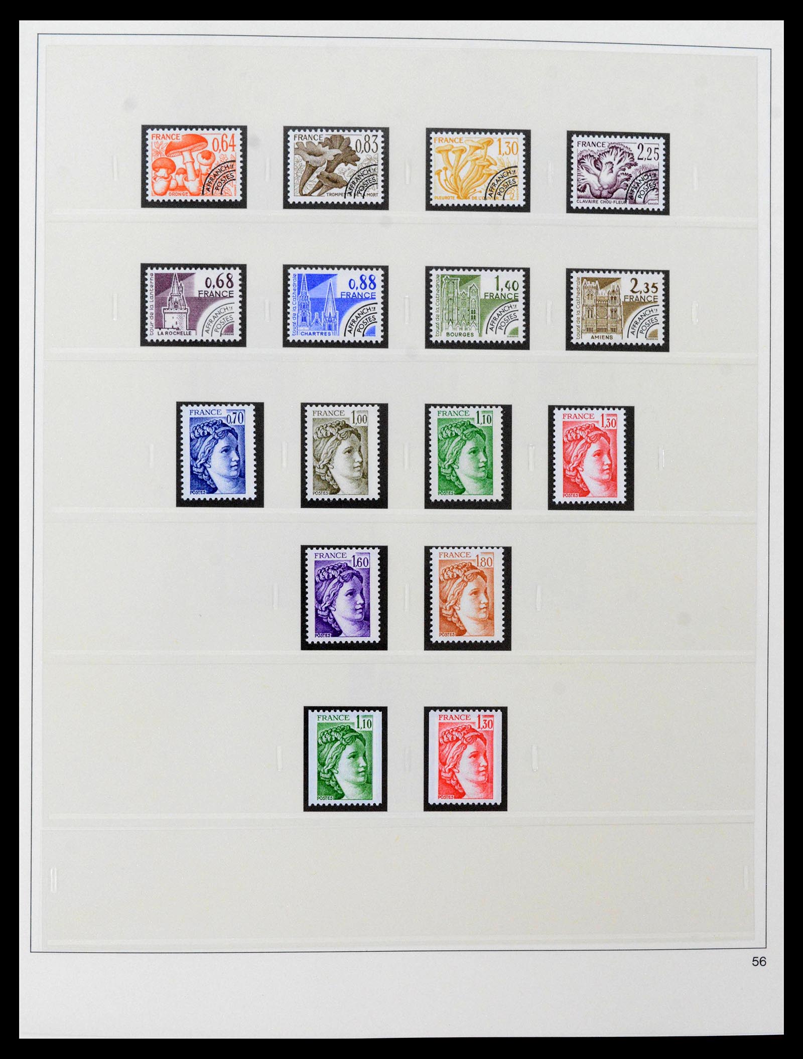 39210 0093 - Stamp collection 39210 France 1849-1987.