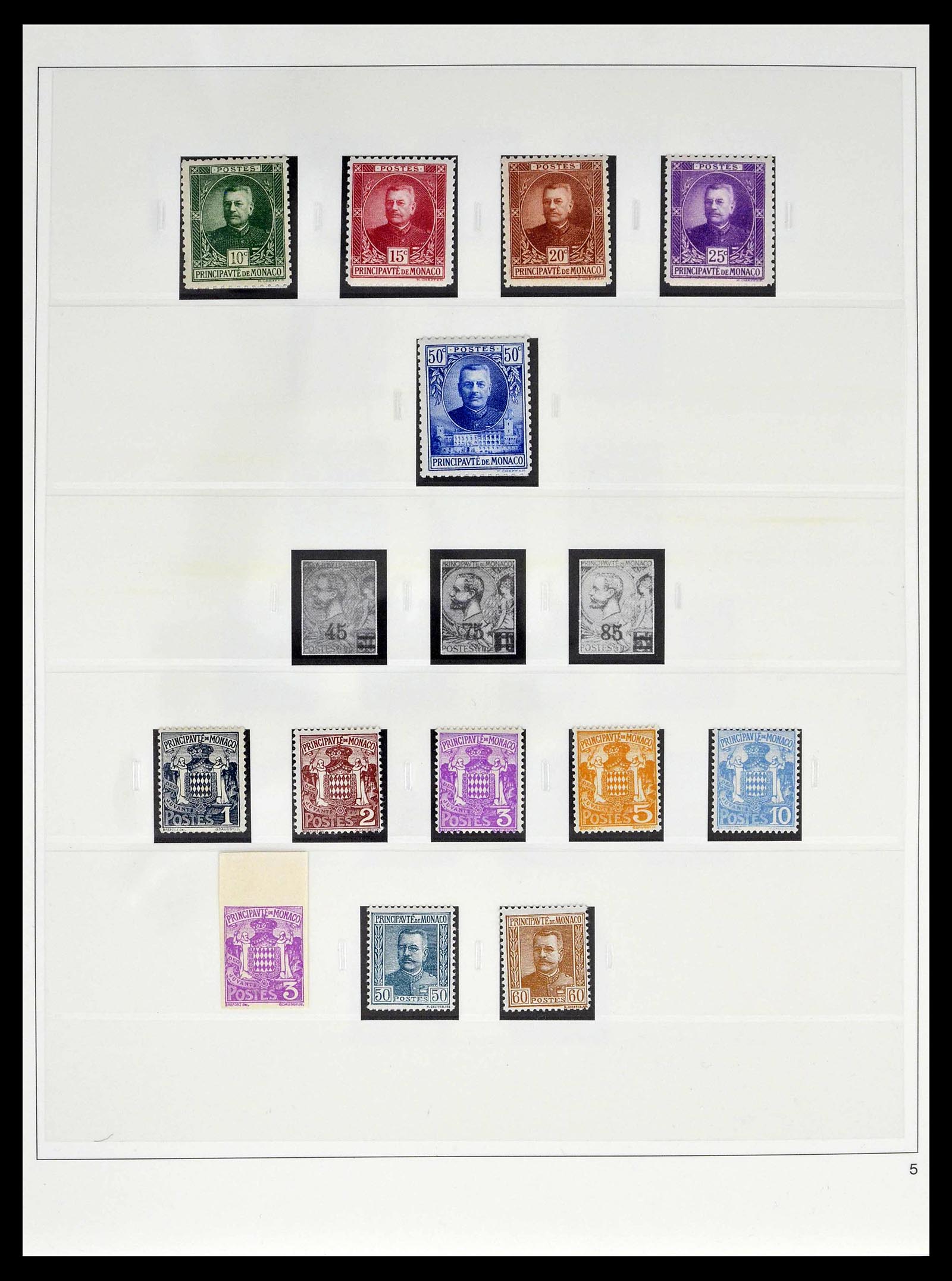 39211 0004 - Postzegelverzameling 39211 Monaco 1885-1983.