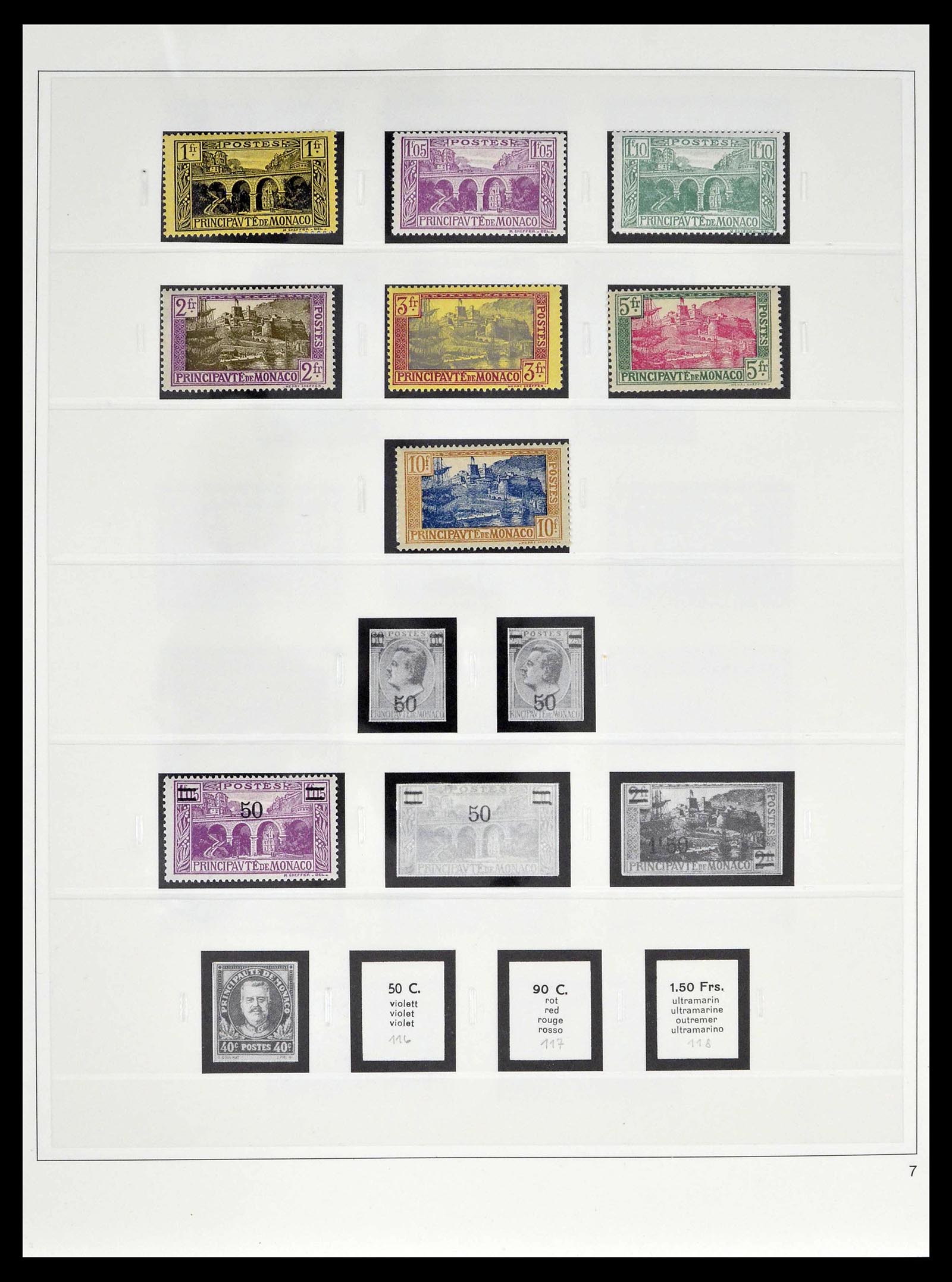 39211 0006 - Postzegelverzameling 39211 Monaco 1885-1983.