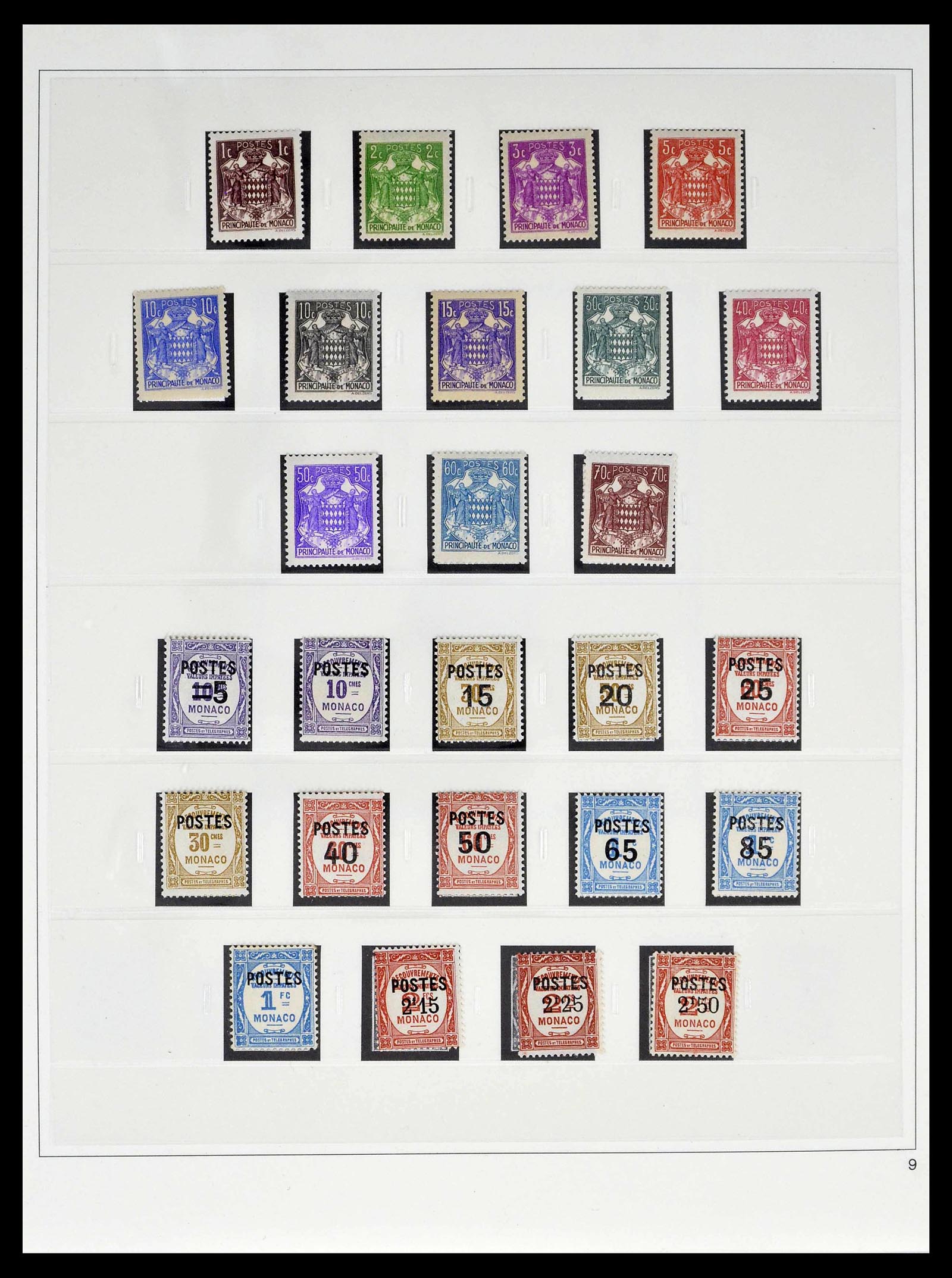 39211 0008 - Postzegelverzameling 39211 Monaco 1885-1983.