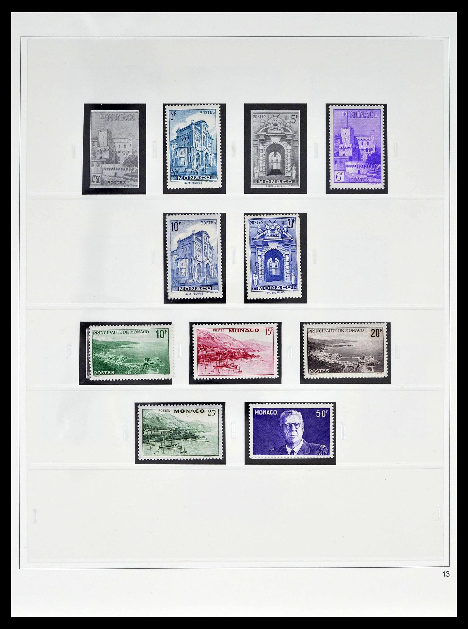 39211 0012 - Postzegelverzameling 39211 Monaco 1885-1983.