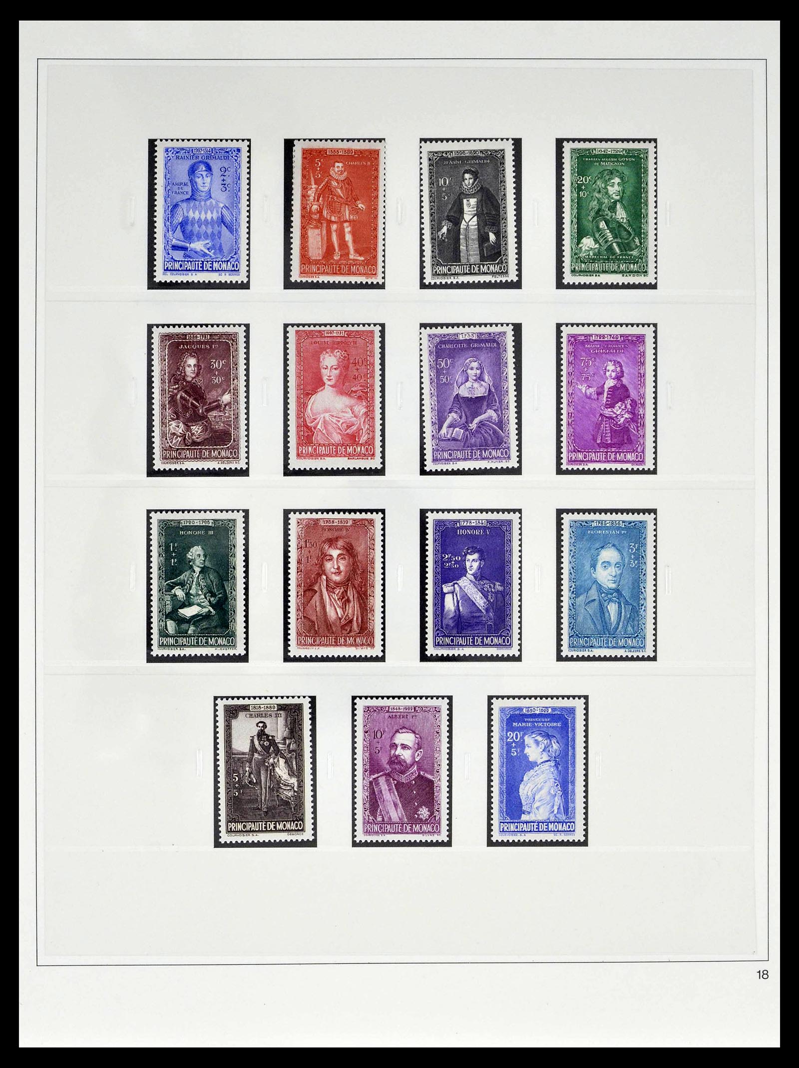39211 0015 - Postzegelverzameling 39211 Monaco 1885-1983.