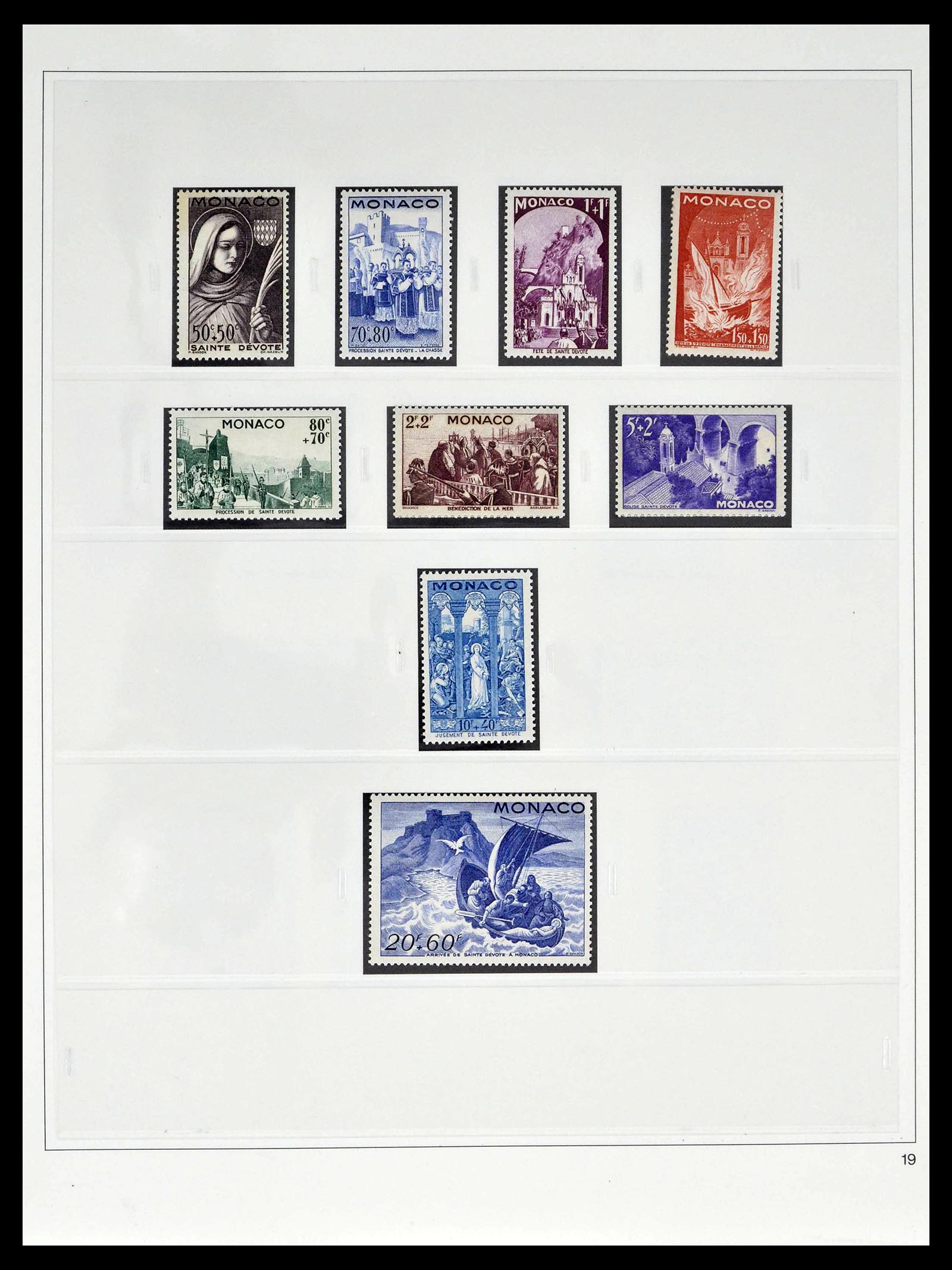 39211 0016 - Postzegelverzameling 39211 Monaco 1885-1983.