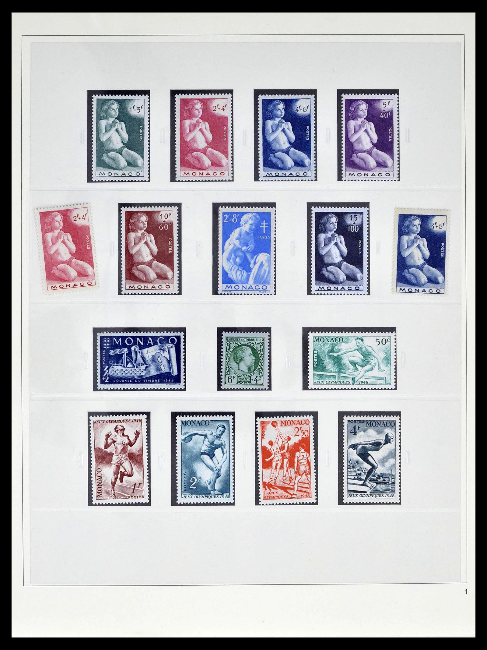 39211 0017 - Stamp collection 39211 Monaco 1885-1983.