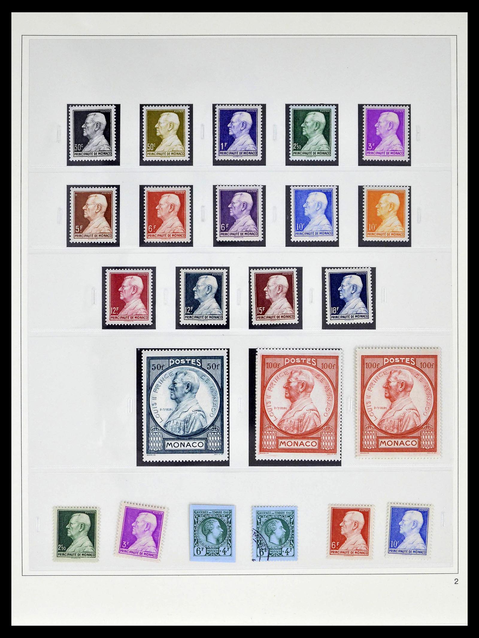 39211 0018 - Postzegelverzameling 39211 Monaco 1885-1983.