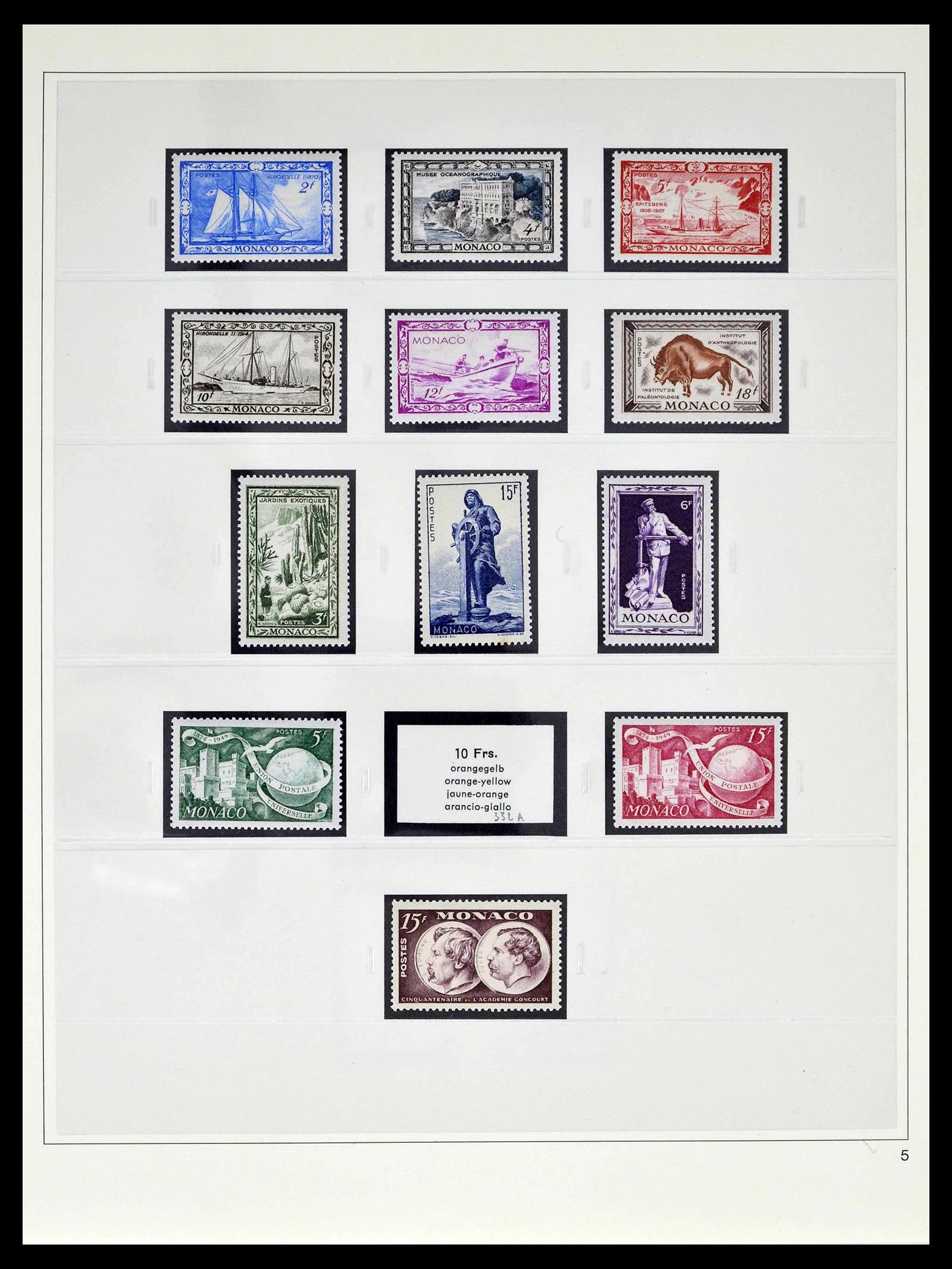 39211 0021 - Stamp collection 39211 Monaco 1885-1983.