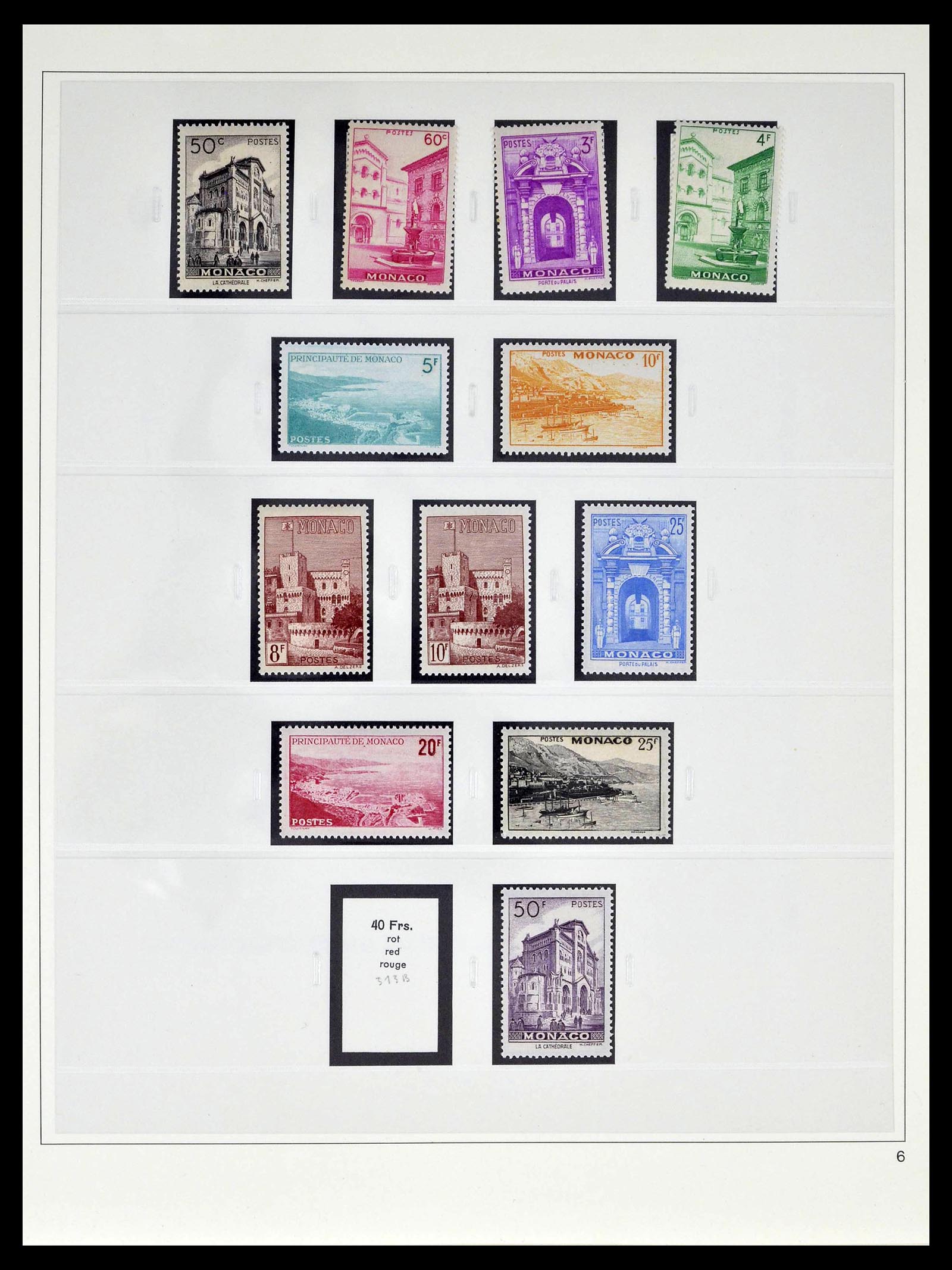 39211 0022 - Postzegelverzameling 39211 Monaco 1885-1983.