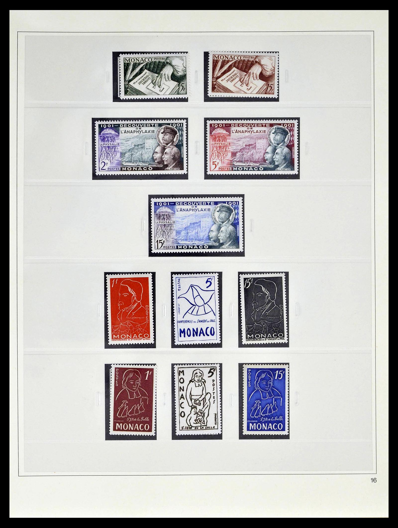 39211 0032 - Postzegelverzameling 39211 Monaco 1885-1983.