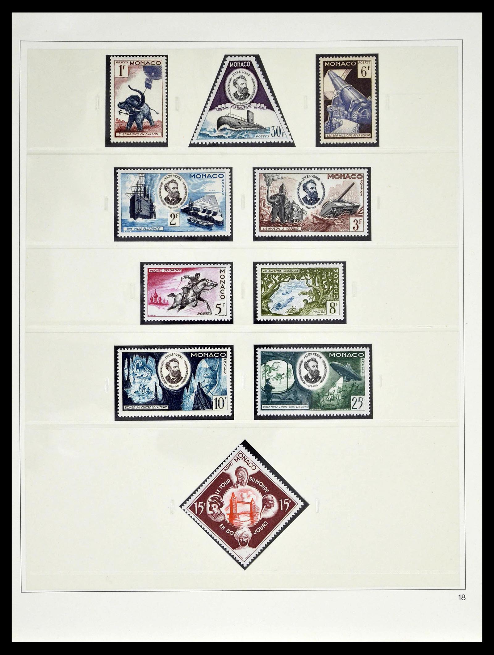 39211 0034 - Postzegelverzameling 39211 Monaco 1885-1983.