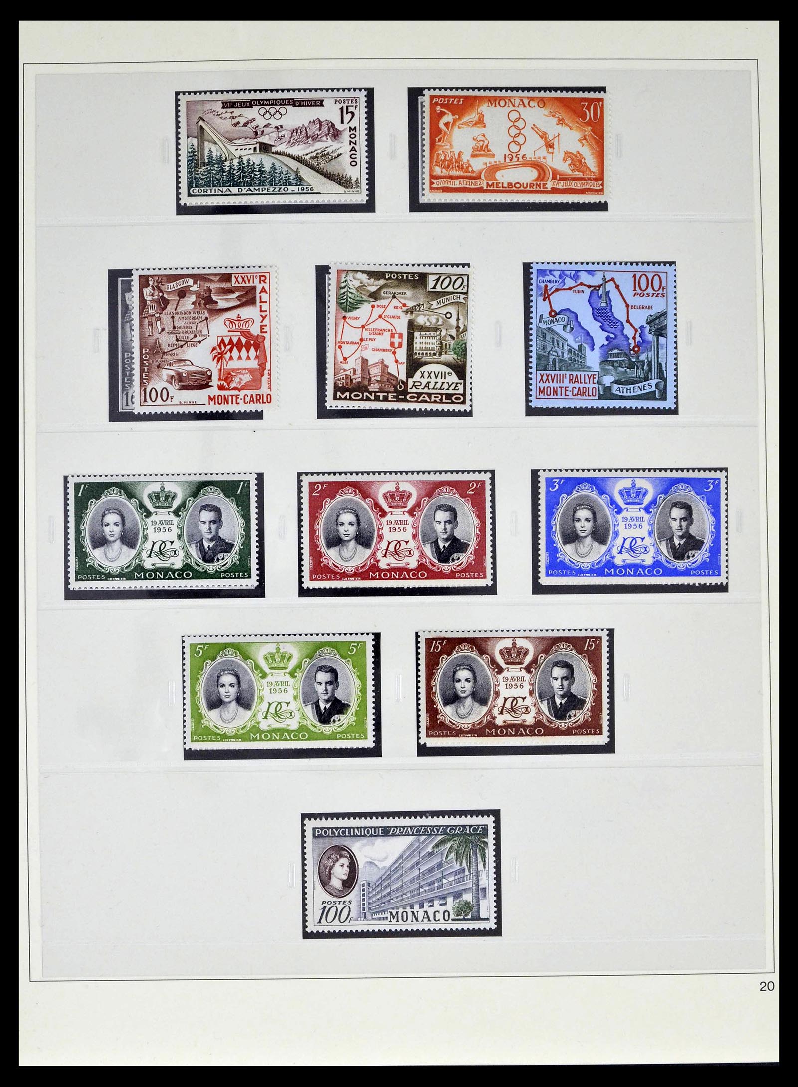 39211 0037 - Postzegelverzameling 39211 Monaco 1885-1983.