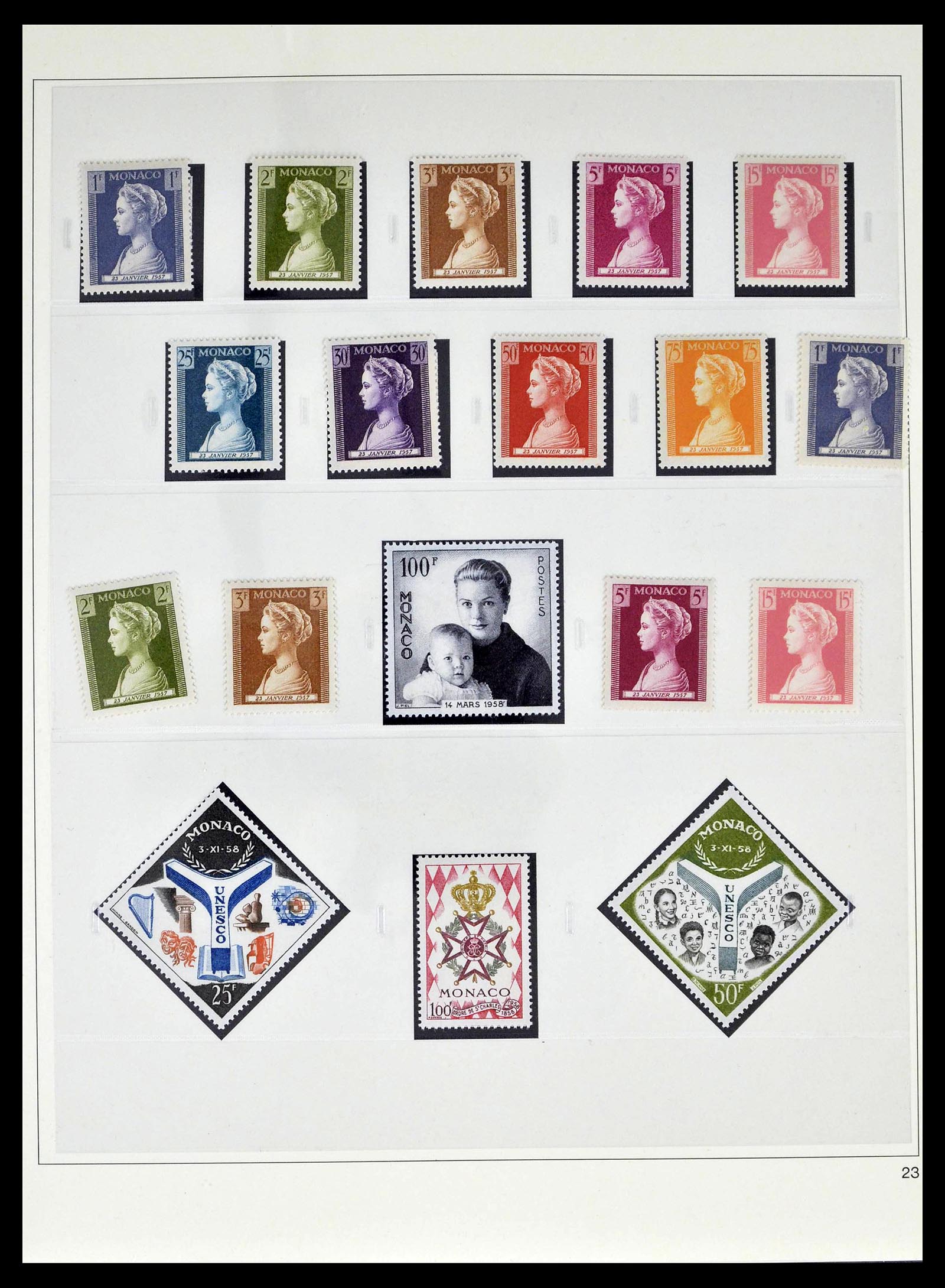 39211 0040 - Postzegelverzameling 39211 Monaco 1885-1983.
