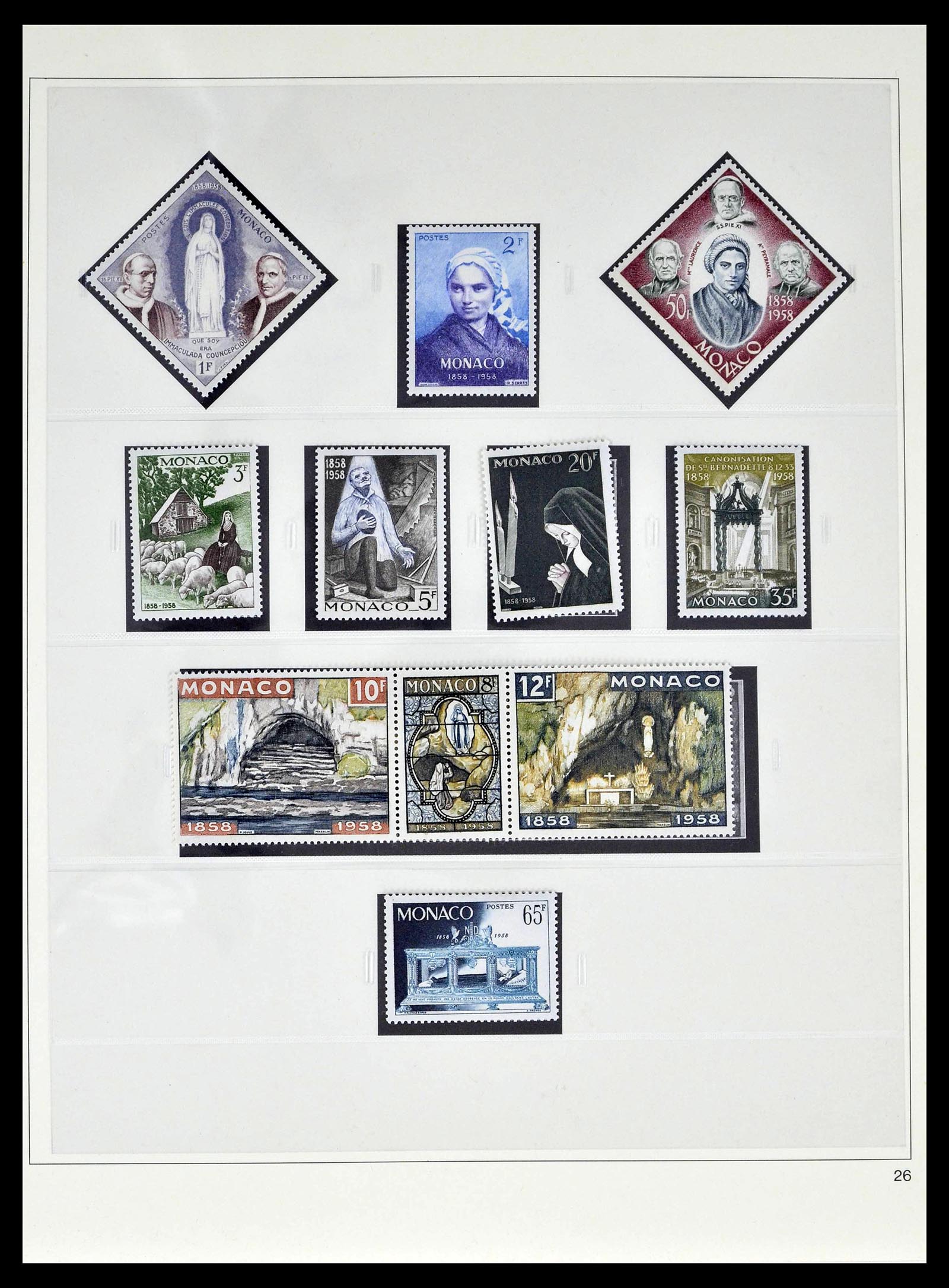 39211 0043 - Postzegelverzameling 39211 Monaco 1885-1983.