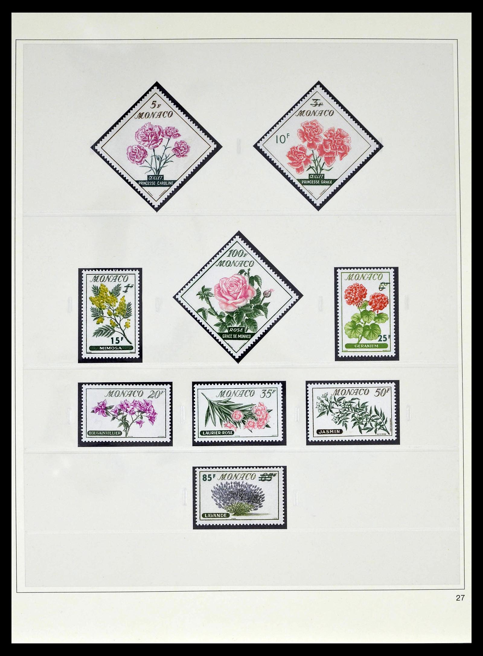 39211 0044 - Postzegelverzameling 39211 Monaco 1885-1983.