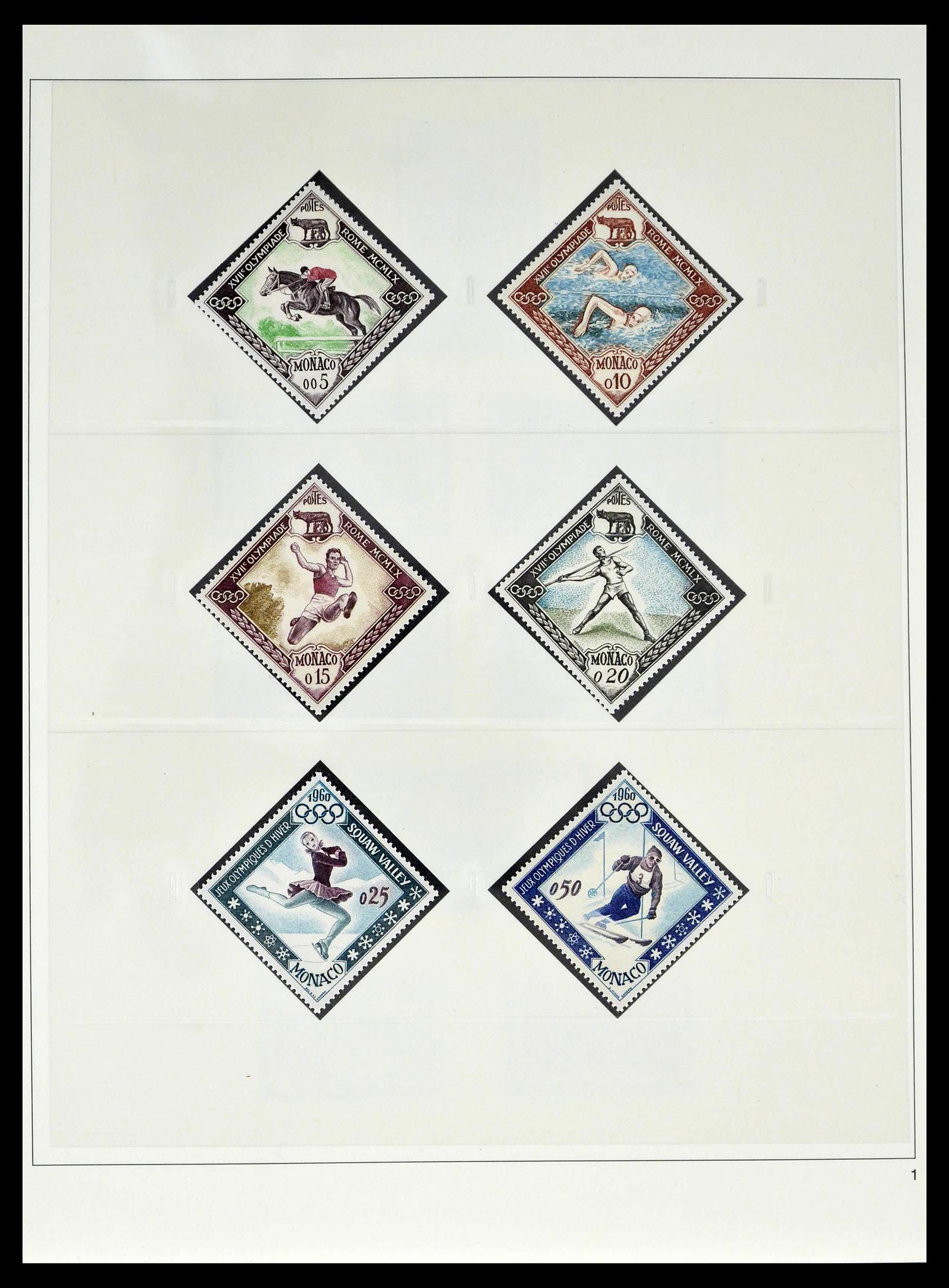39211 0045 - Postzegelverzameling 39211 Monaco 1885-1983.