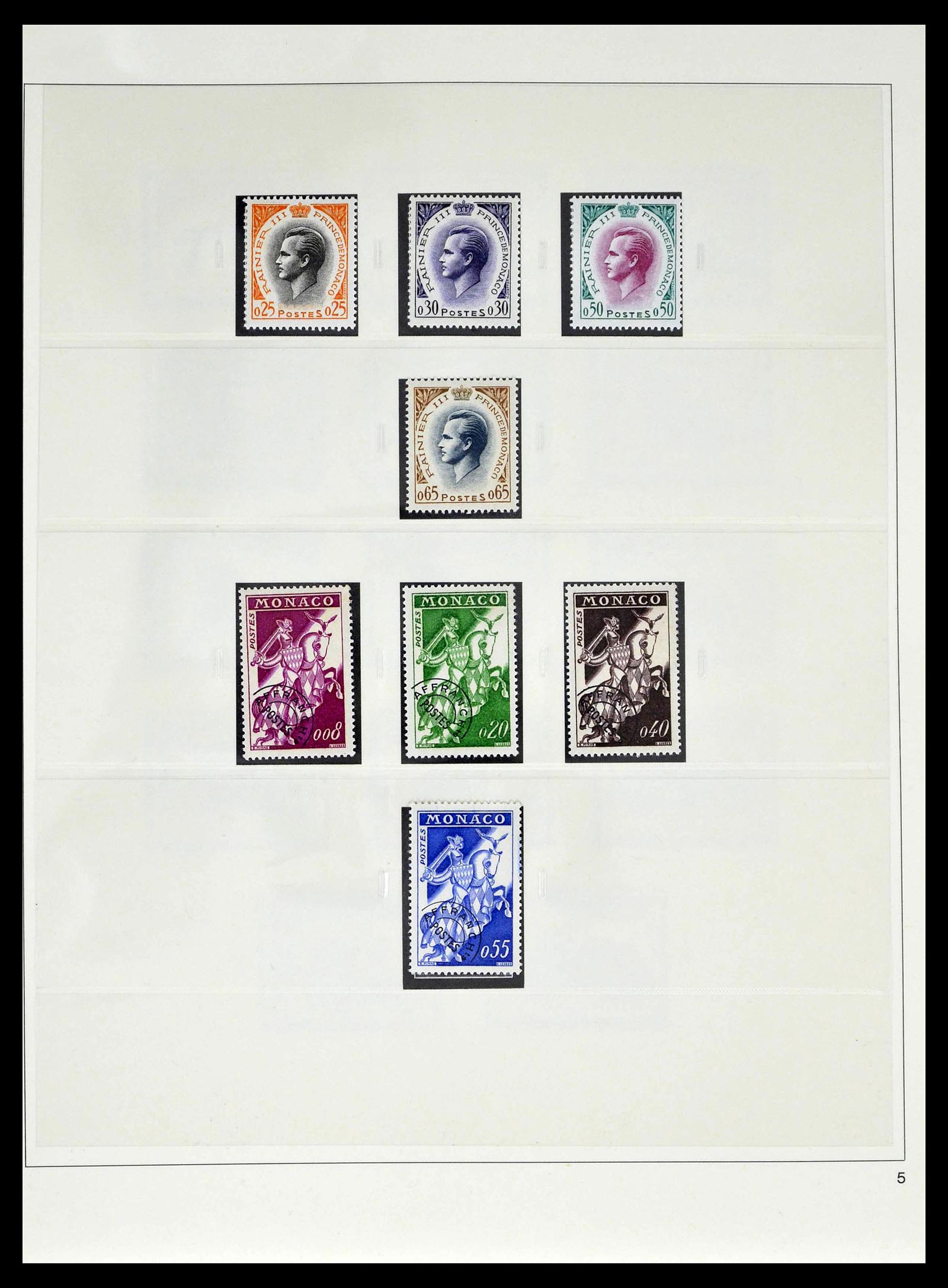 39211 0049 - Postzegelverzameling 39211 Monaco 1885-1983.