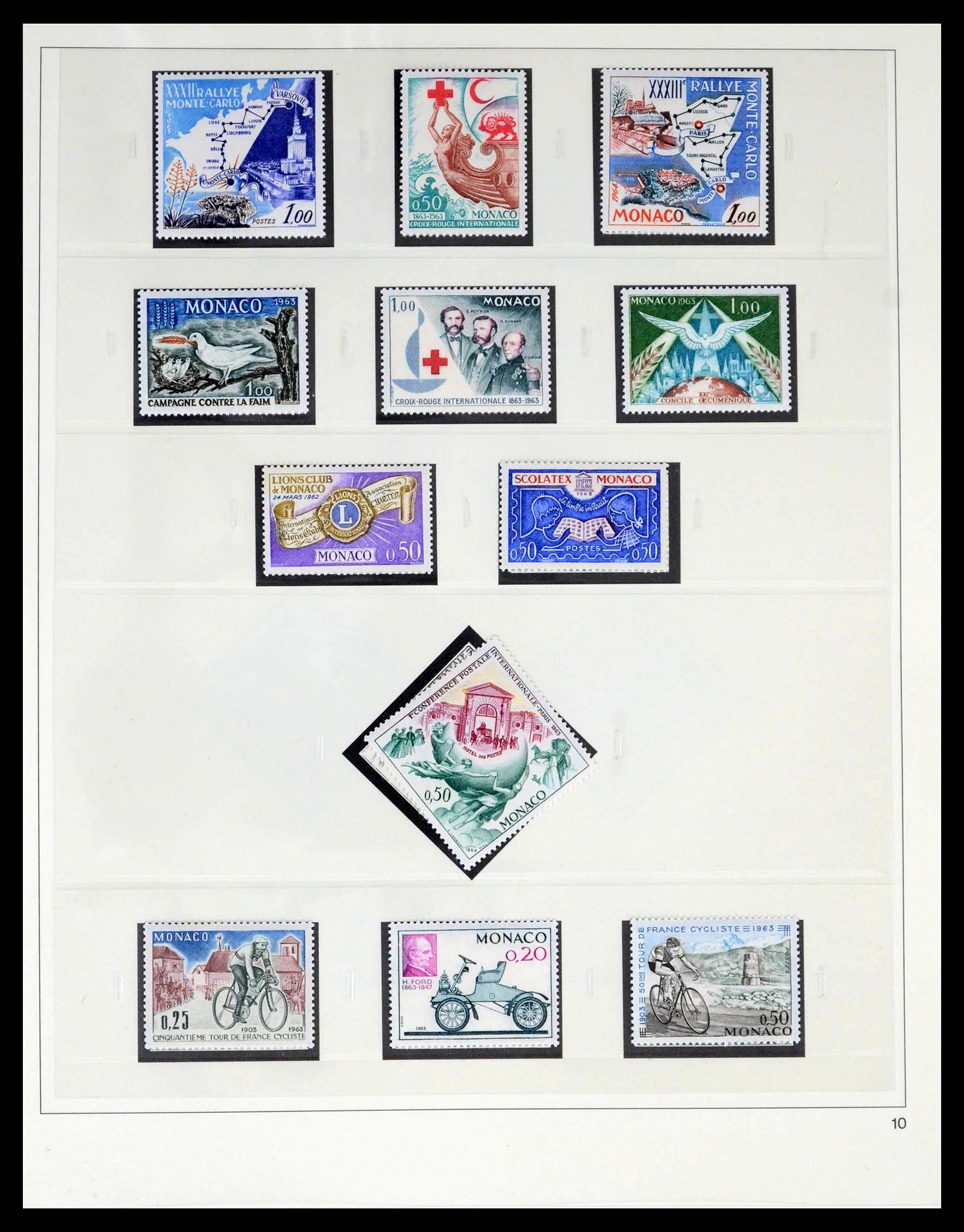 39211 0054 - Postzegelverzameling 39211 Monaco 1885-1983.