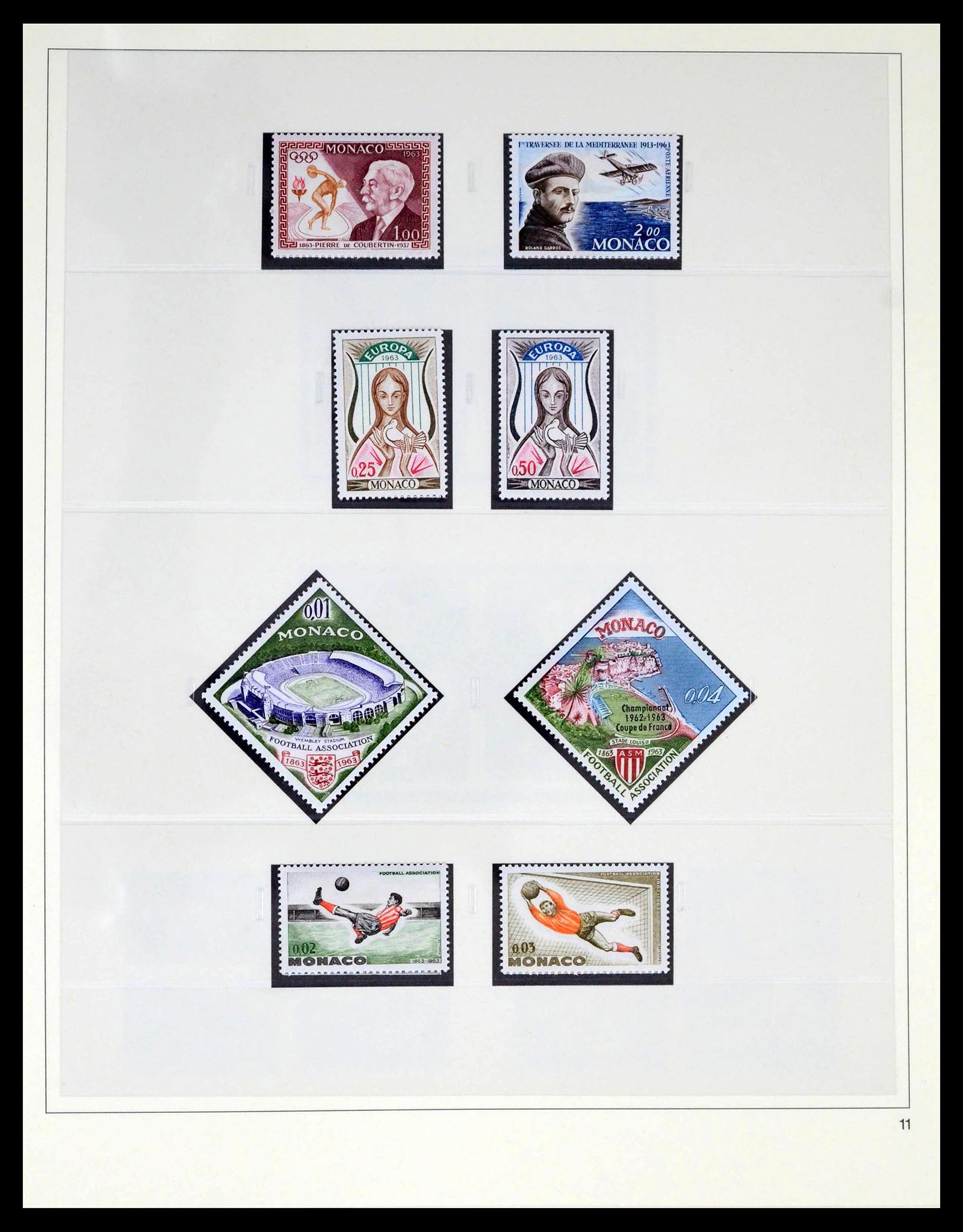 39211 0055 - Postzegelverzameling 39211 Monaco 1885-1983.