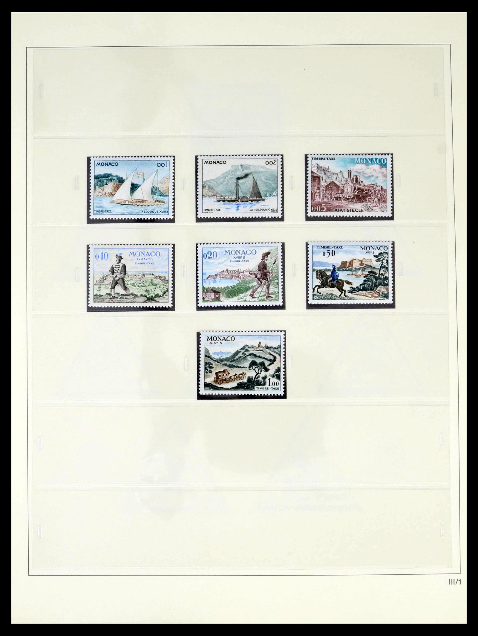 39211 0181 - Postzegelverzameling 39211 Monaco 1885-1983.