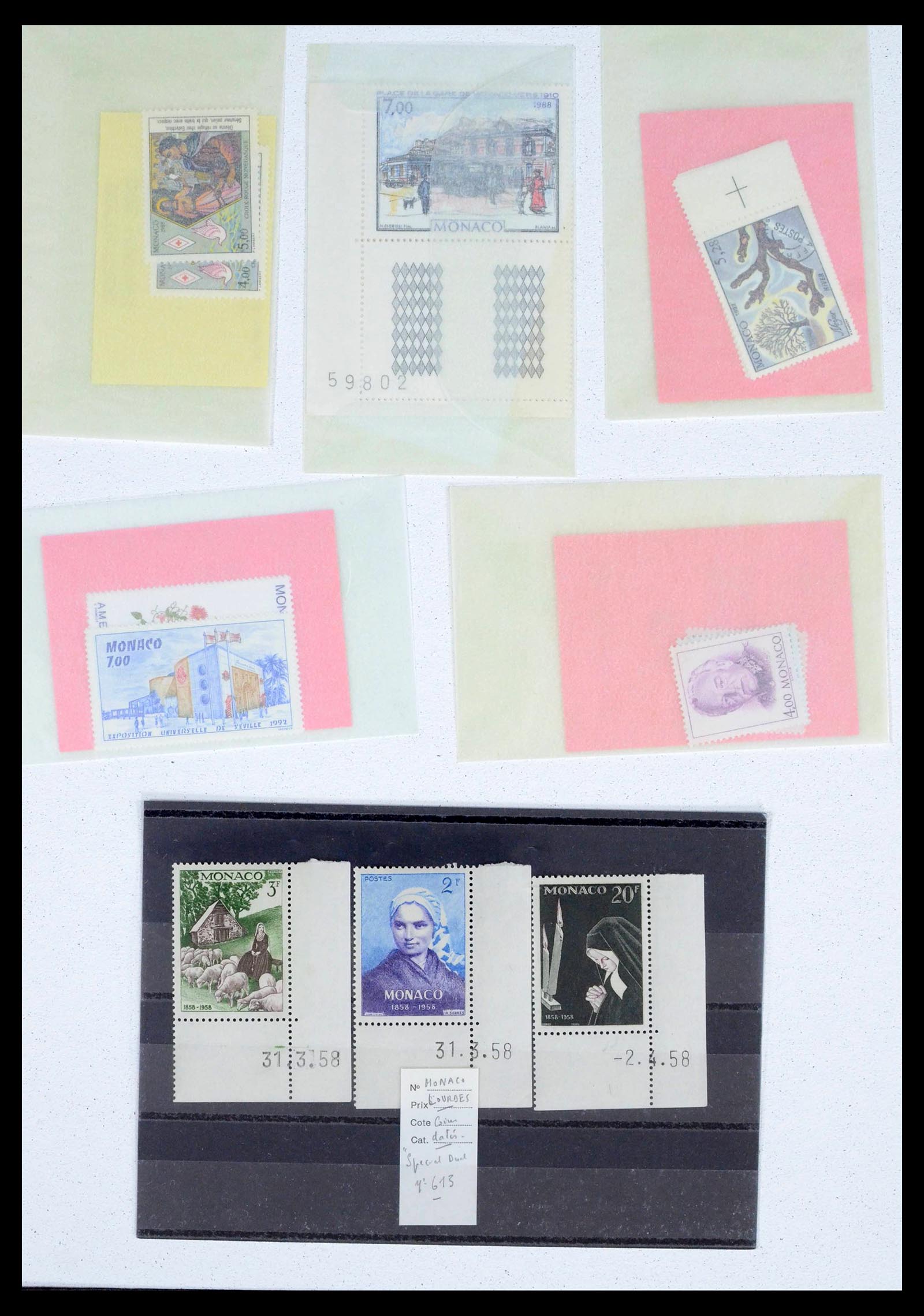 39211 0184 - Postzegelverzameling 39211 Monaco 1885-1983.