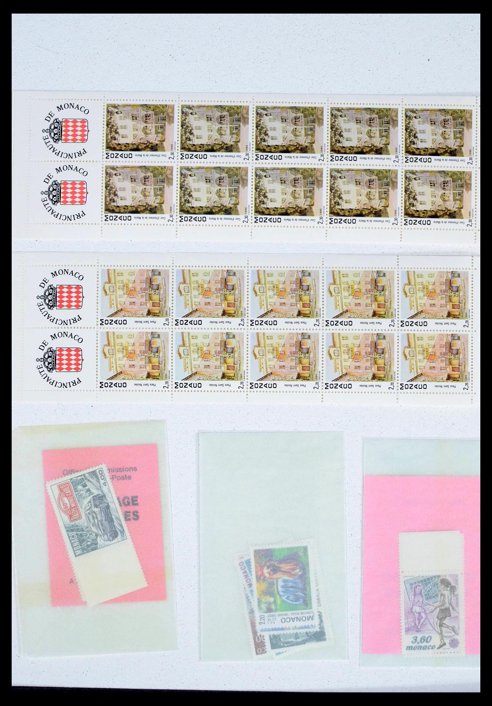 39211 0185 - Postzegelverzameling 39211 Monaco 1885-1983.