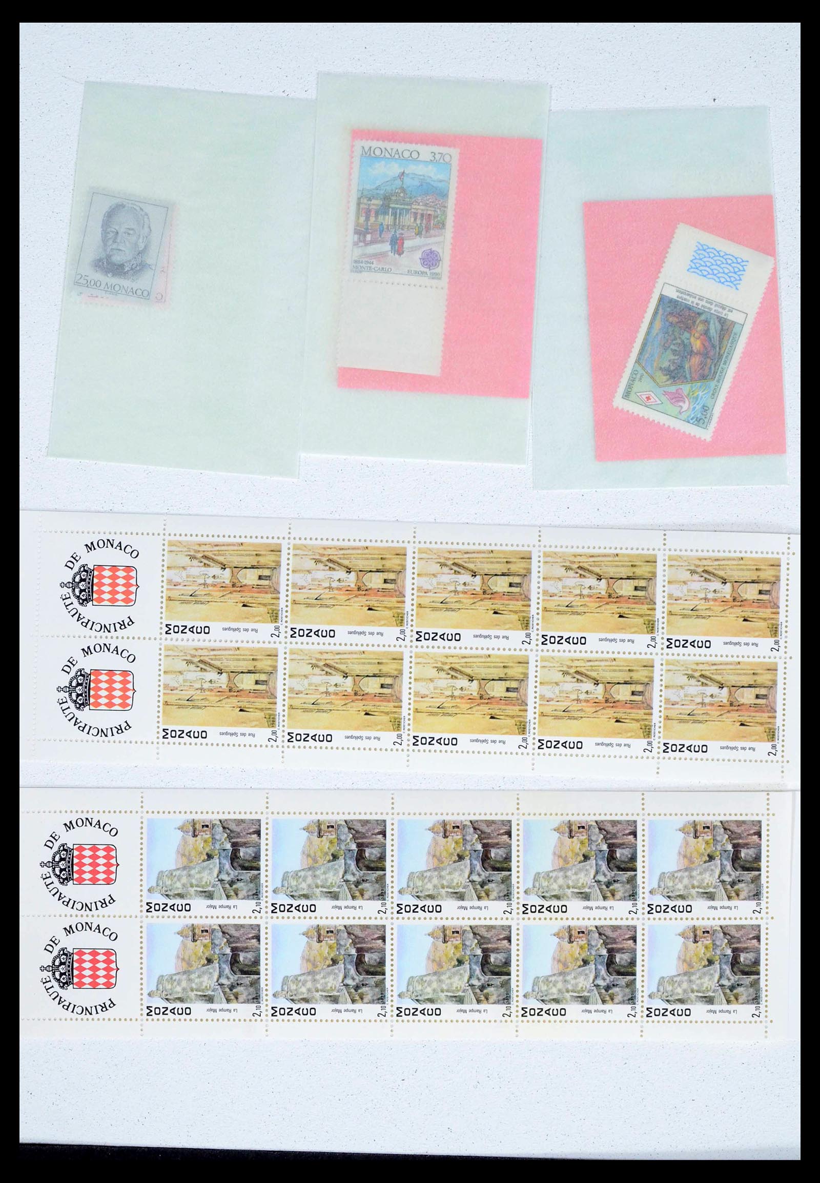 39211 0186 - Postzegelverzameling 39211 Monaco 1885-1983.