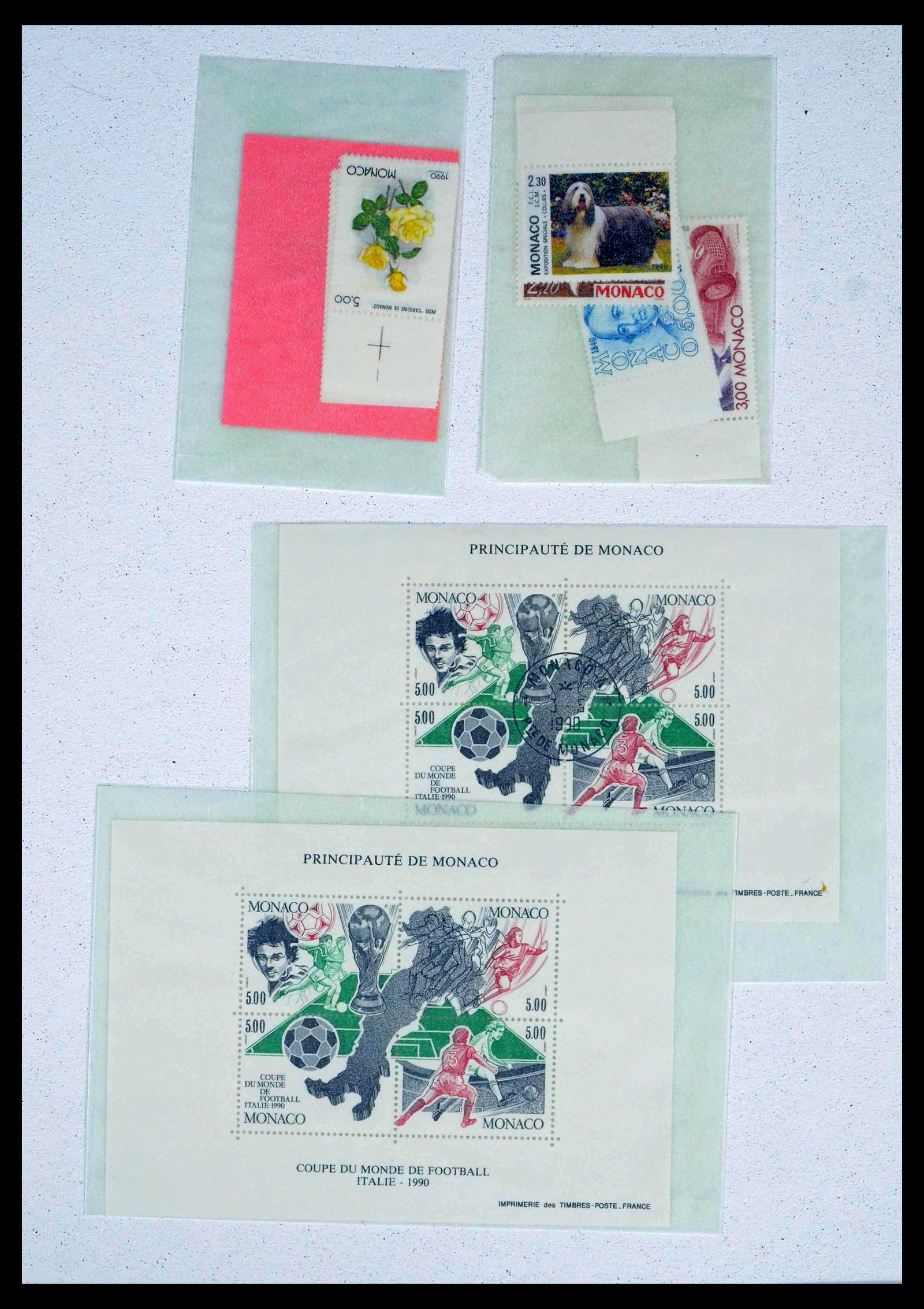 39211 0187 - Postzegelverzameling 39211 Monaco 1885-1983.