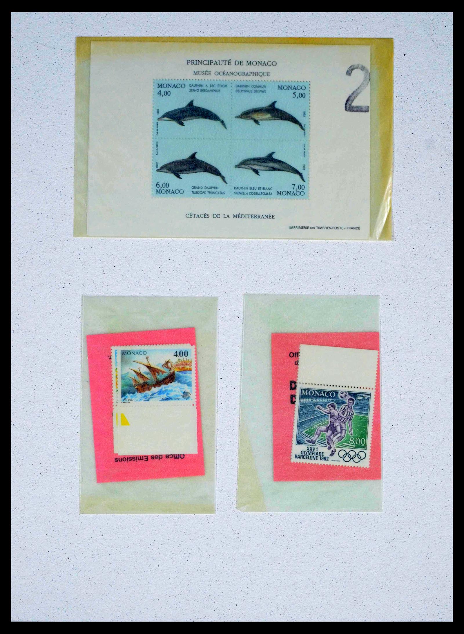 39211 0189 - Postzegelverzameling 39211 Monaco 1885-1983.