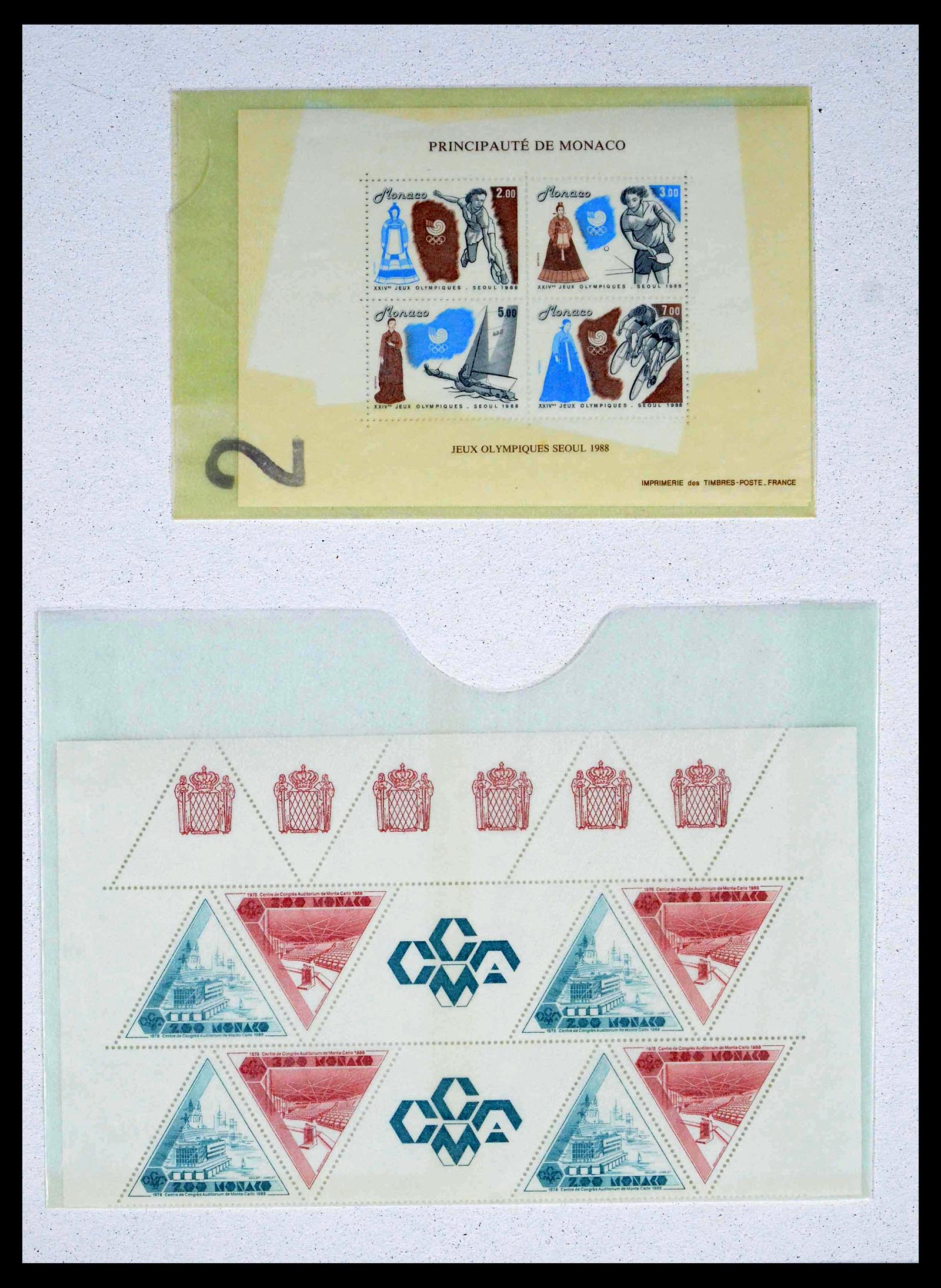 39211 0191 - Postzegelverzameling 39211 Monaco 1885-1983.