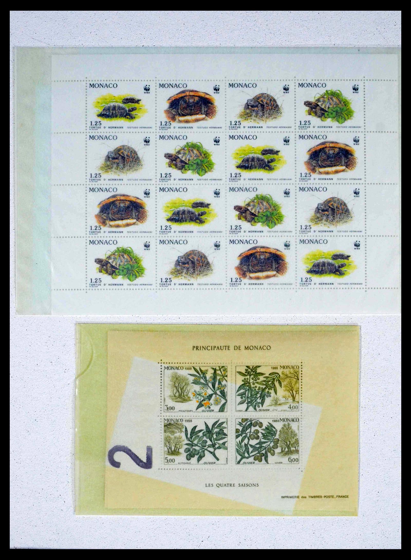 39211 0192 - Postzegelverzameling 39211 Monaco 1885-1983.