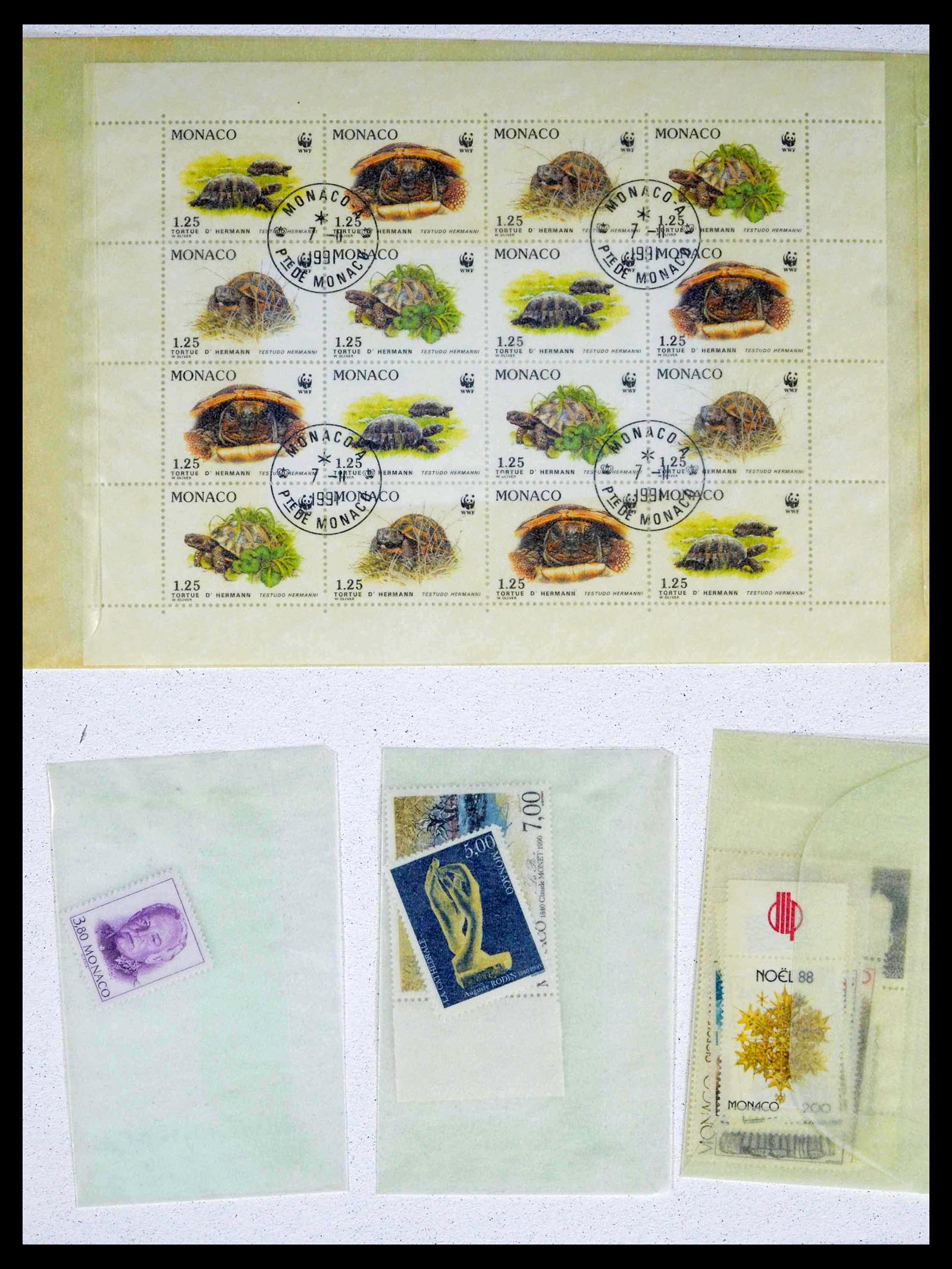 39211 0193 - Postzegelverzameling 39211 Monaco 1885-1983.