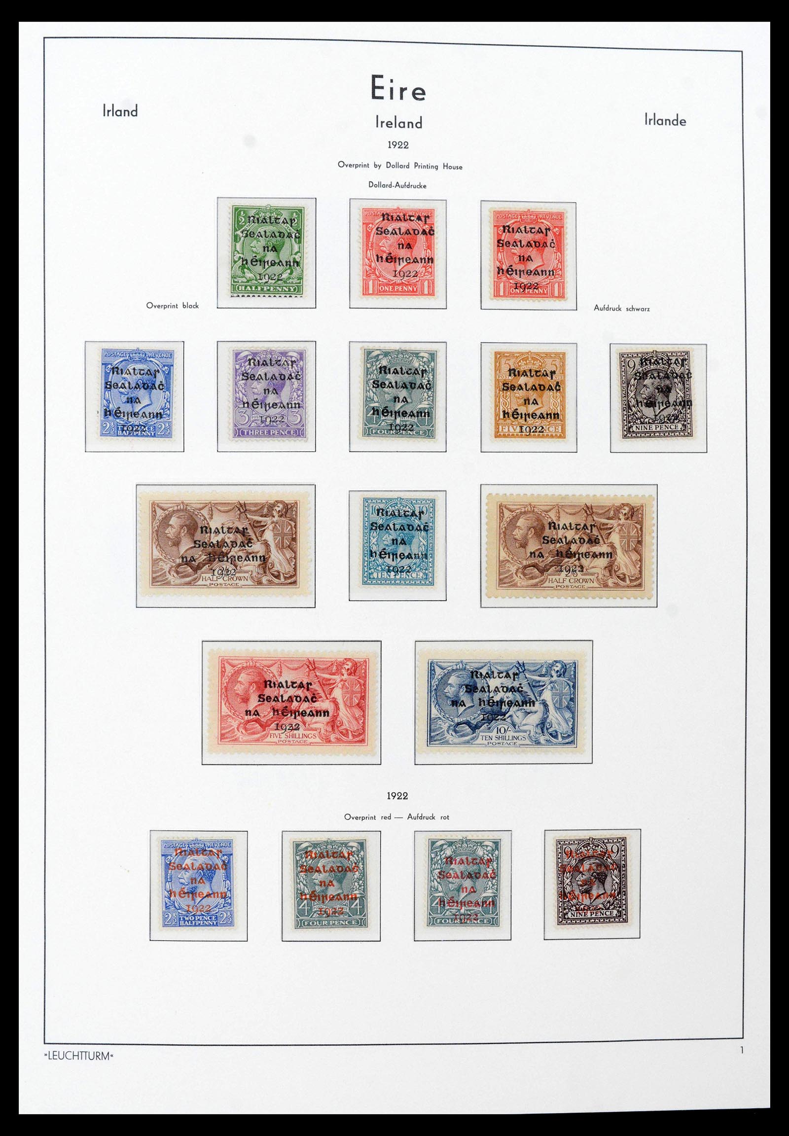 39212 0001 - Postzegelverzameling 39212 Ierland 1922-2005.