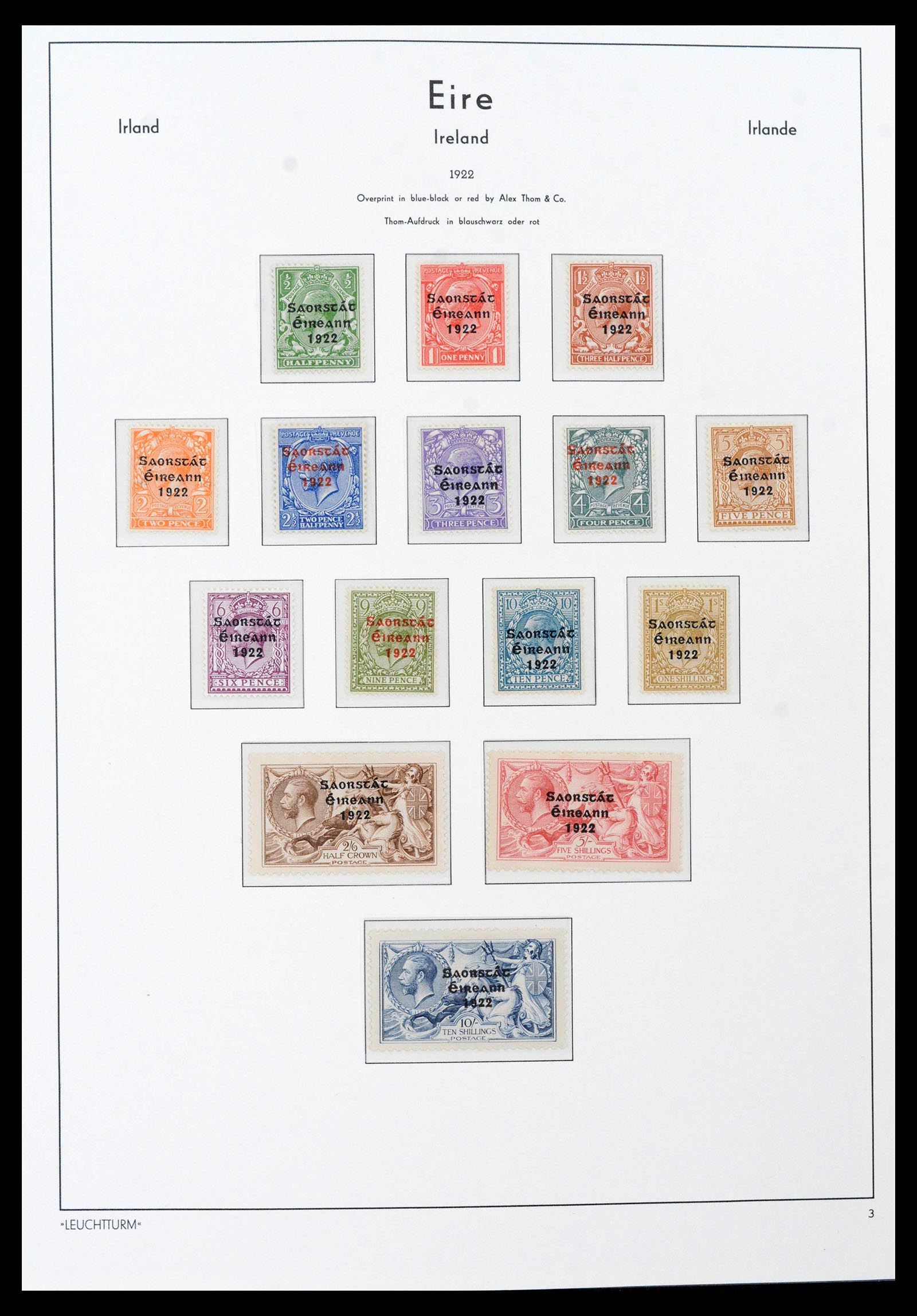 39212 0005 - Postzegelverzameling 39212 Ierland 1922-2005.