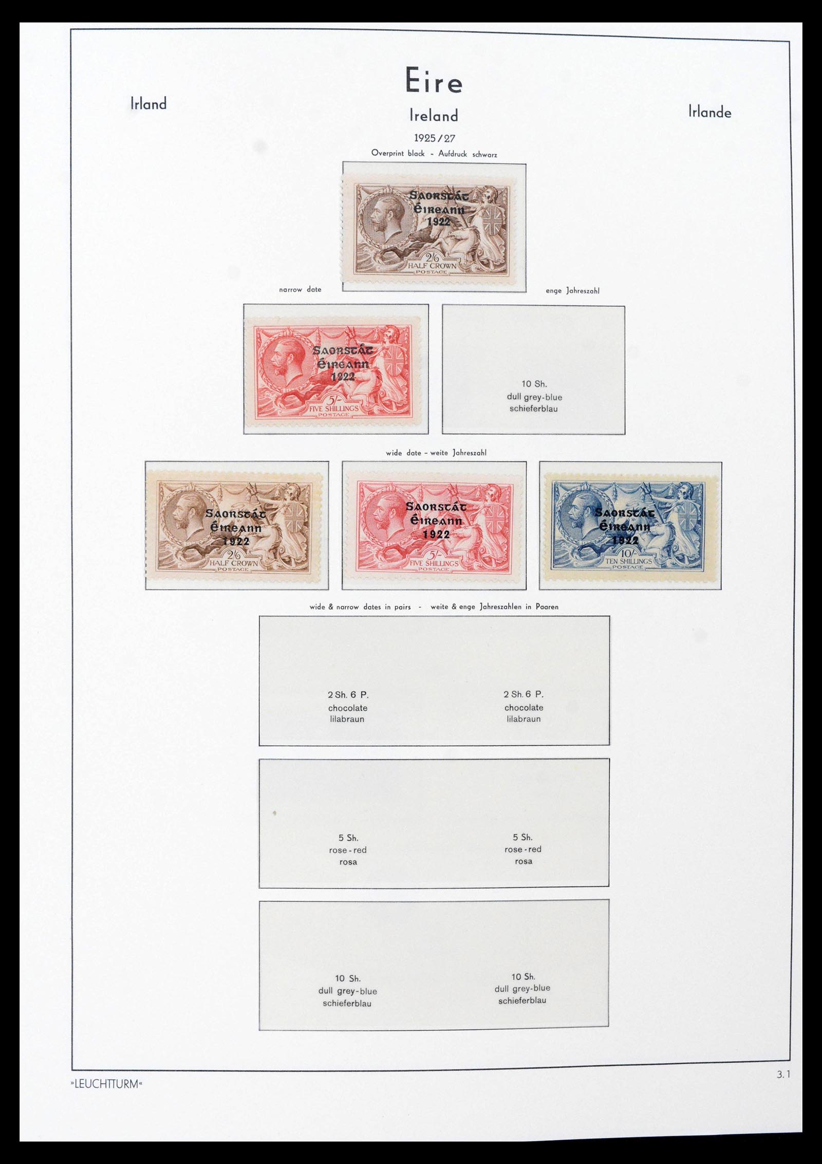 39212 0007 - Postzegelverzameling 39212 Ierland 1922-2005.