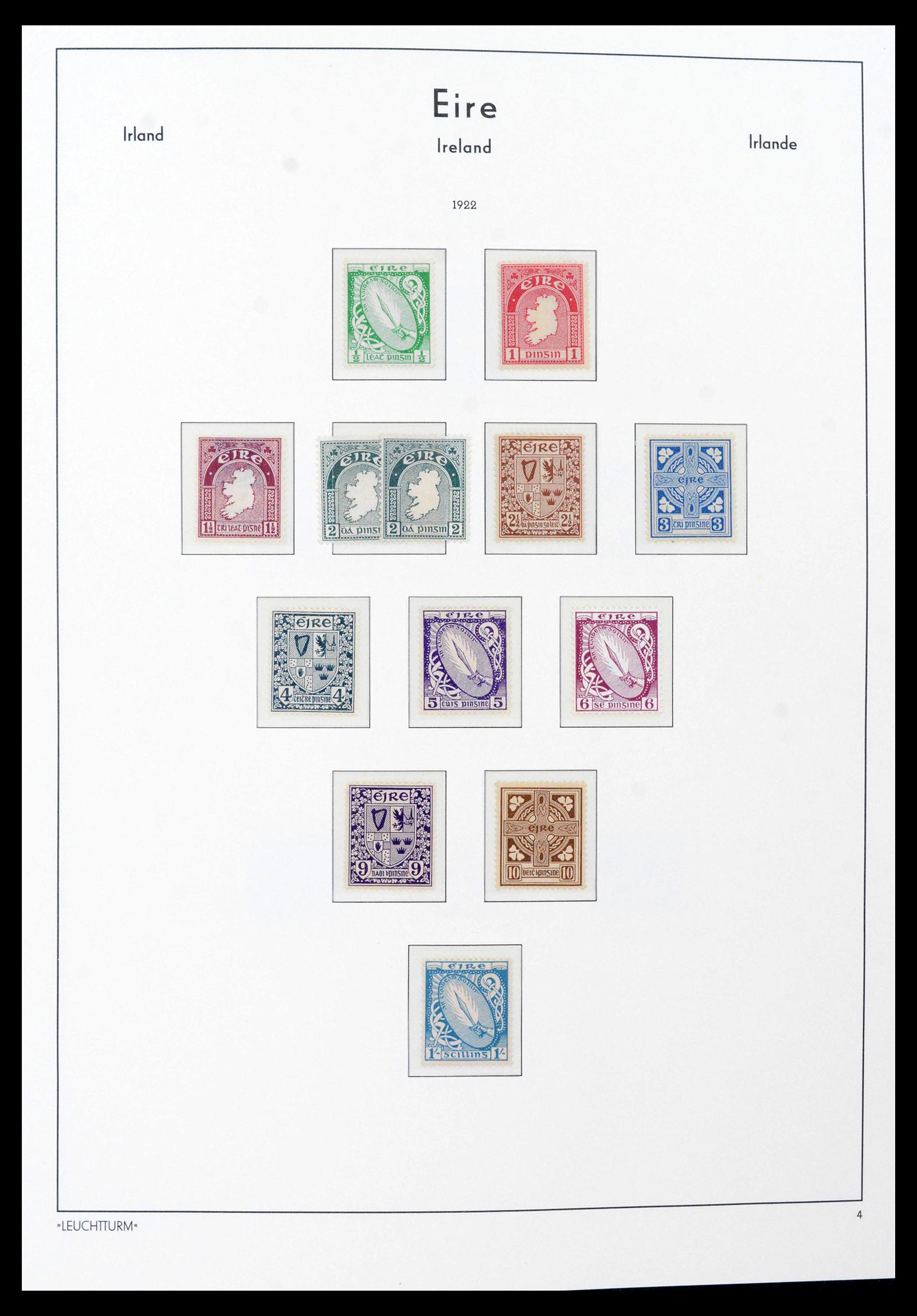 39212 0009 - Postzegelverzameling 39212 Ierland 1922-2005.