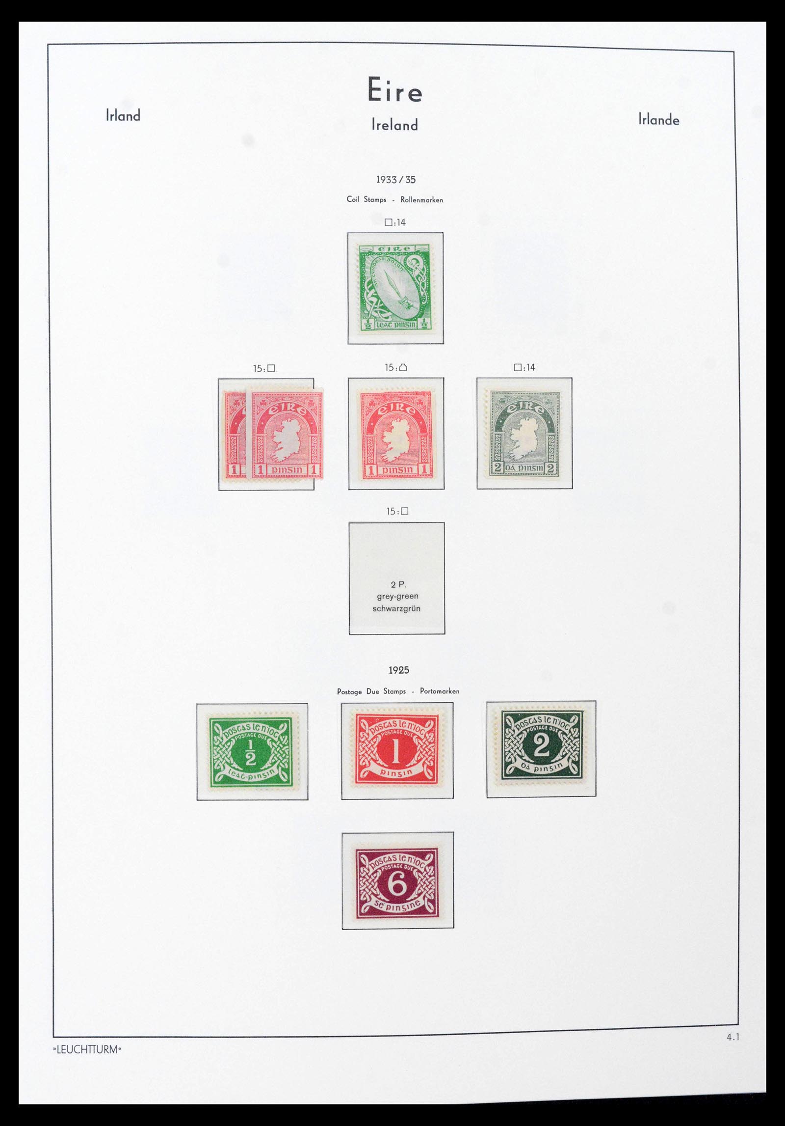 39212 0010 - Postzegelverzameling 39212 Ierland 1922-2005.